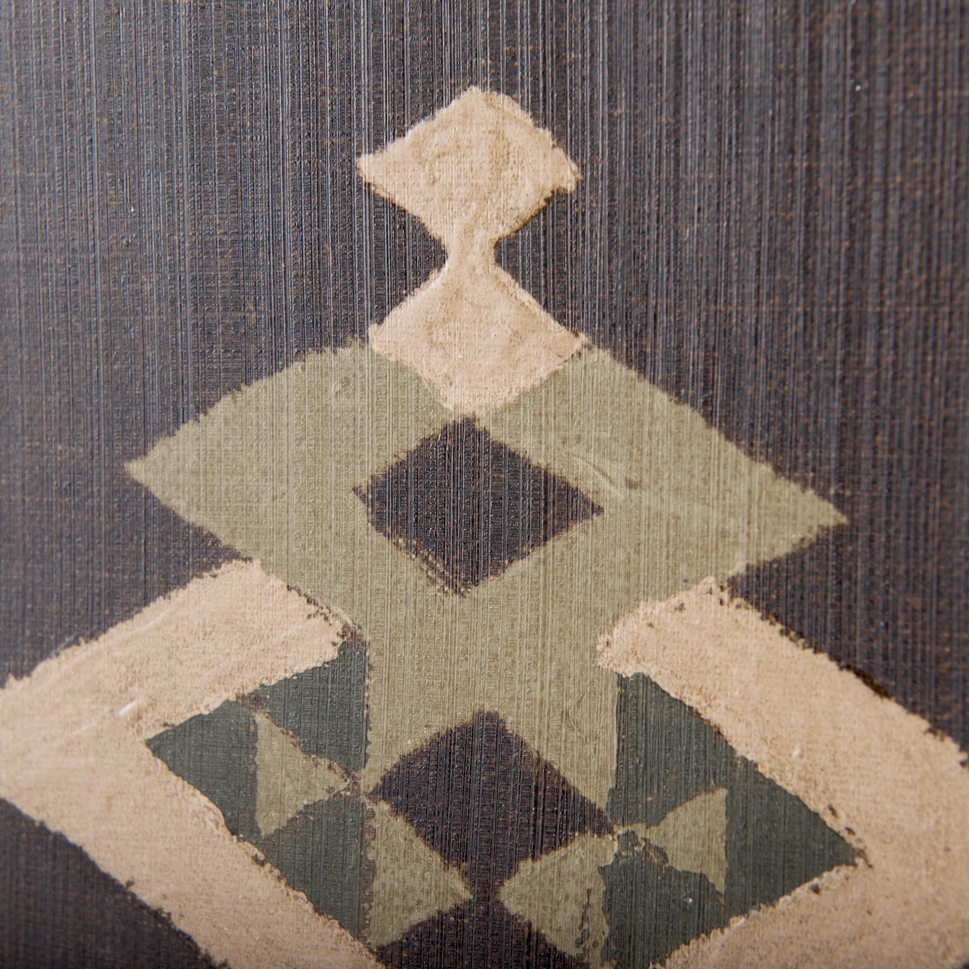 Brown Tapestry VII by Mercana Studio a Hand Embellished Textured Framed Art Print — product photograph