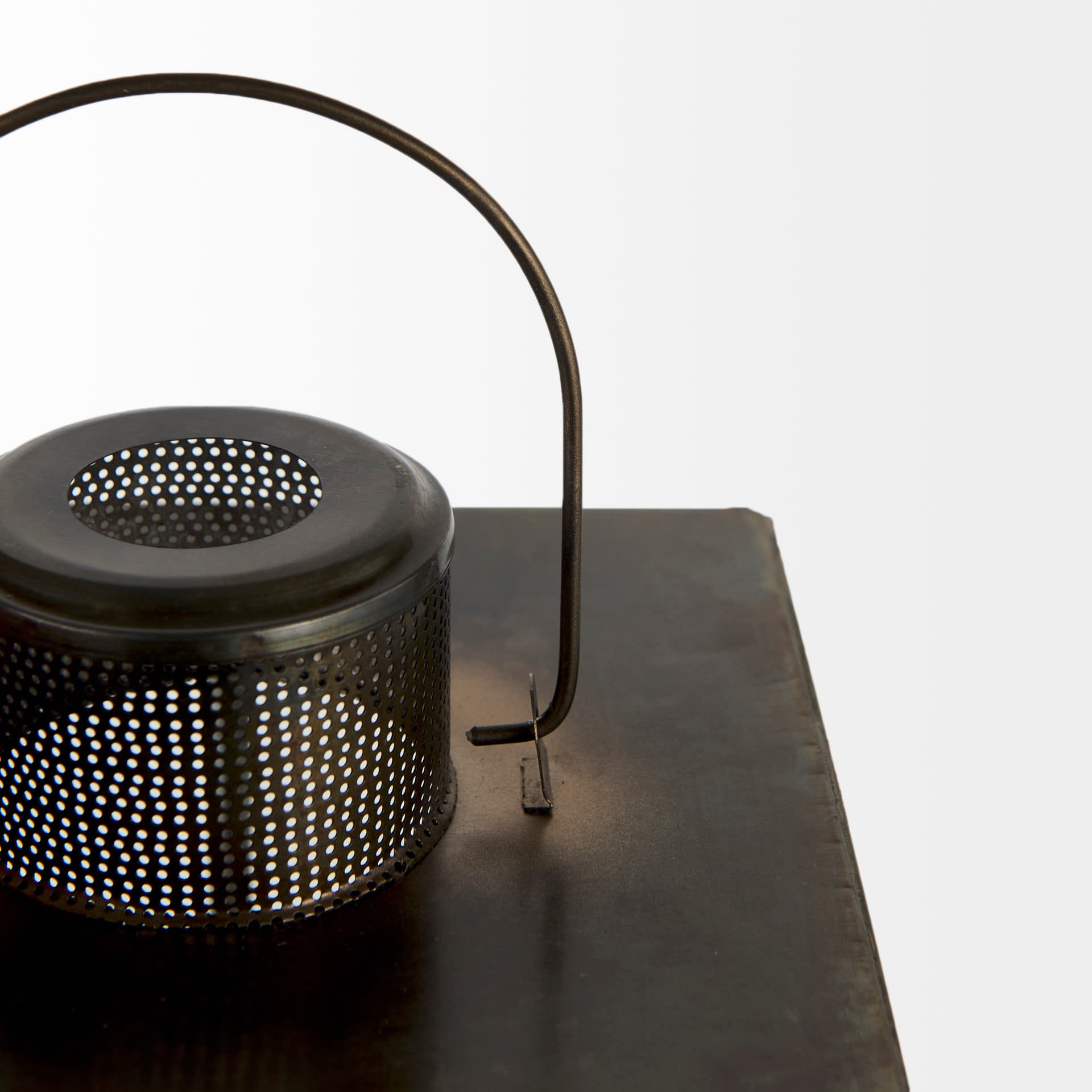 Grimwig (Small) 8L x 8W x 15H LANTERN W/SHEET BASE WITHOUT BEVEL — product photograph