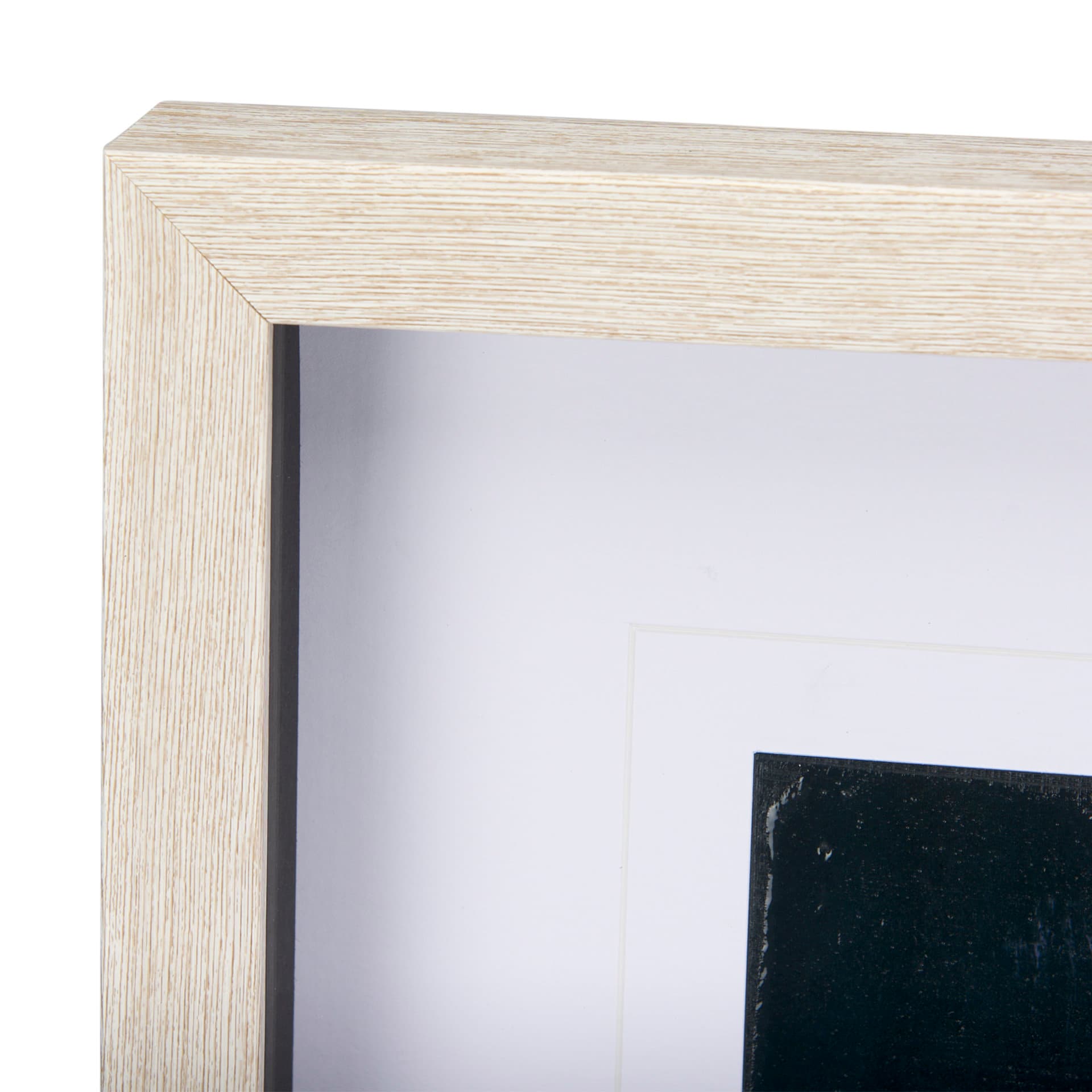 Color Blocks I by Mercana Studio a Hand Embellished Textured Framed Art Print Matted under Glass — product photograph