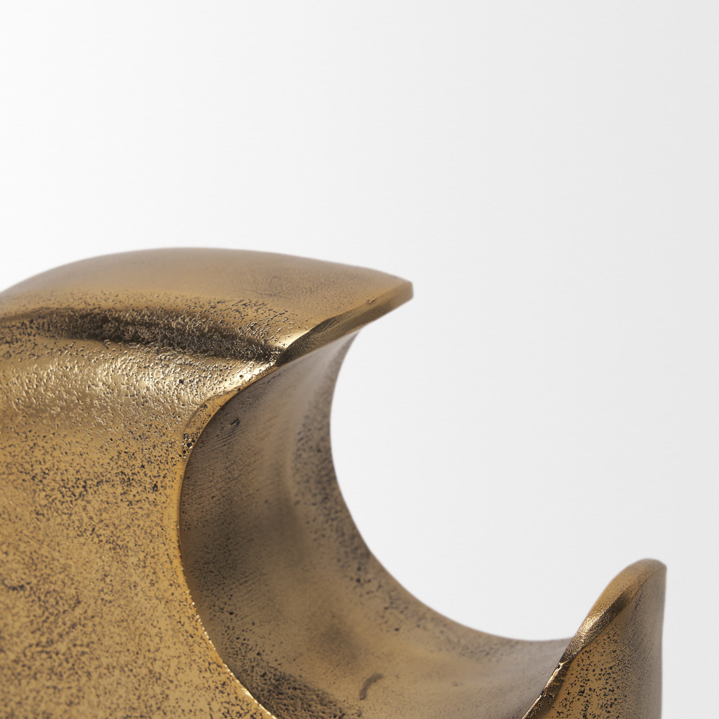 Renni Antiqued Brass Small Decorative Sculpture — product photograph