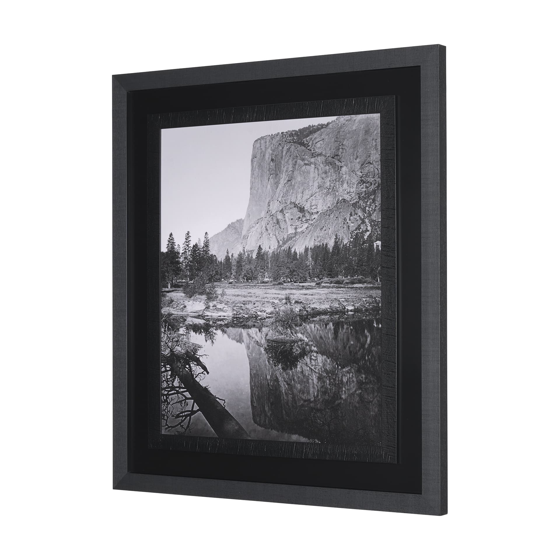 Mirror View by Carleton E Watkins a Hand Embellished Textured Framed Photo Art Print — product photograph