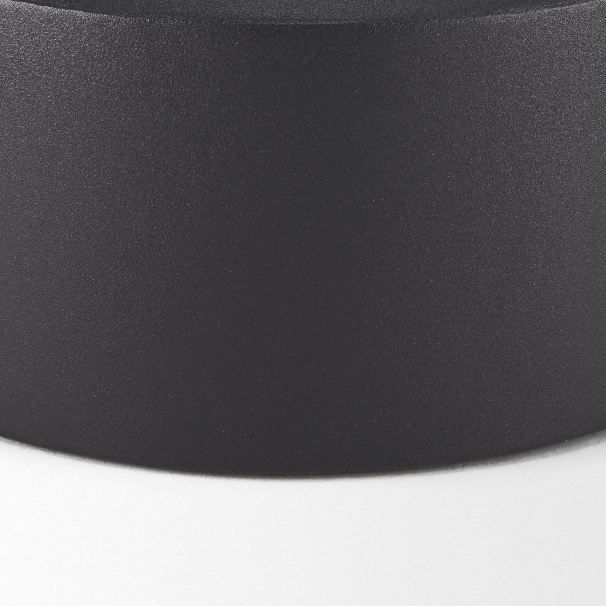 Tosca Medium Matte Black Metal Vase — product photograph