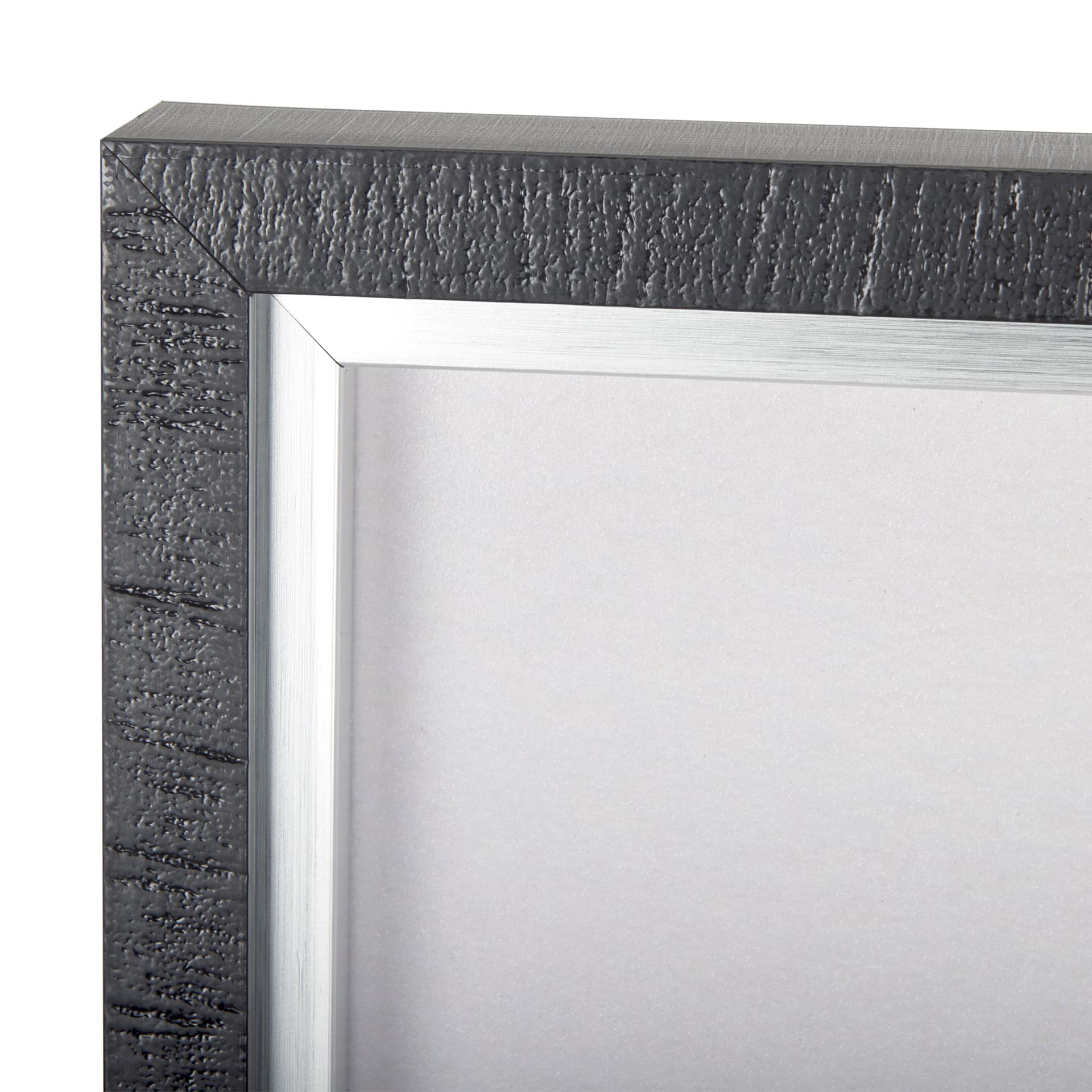 Neutral Shapes I by Mercana Studio a Hand Embellished Textured Framed Art Print Matted under Glass — product photograph