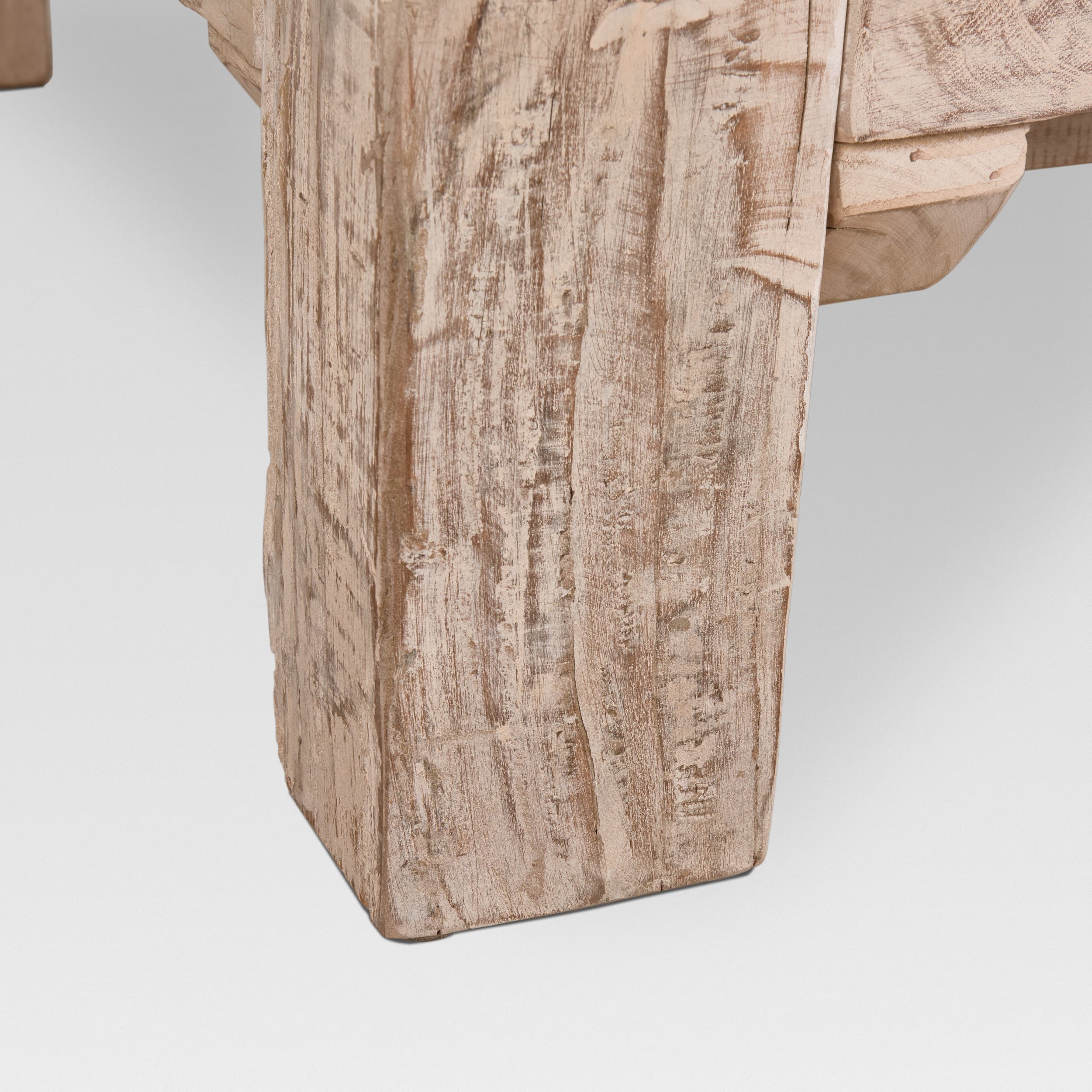 McArthur 48x48 Square Reclaimed Solid Wood Coffee Table — product photograph