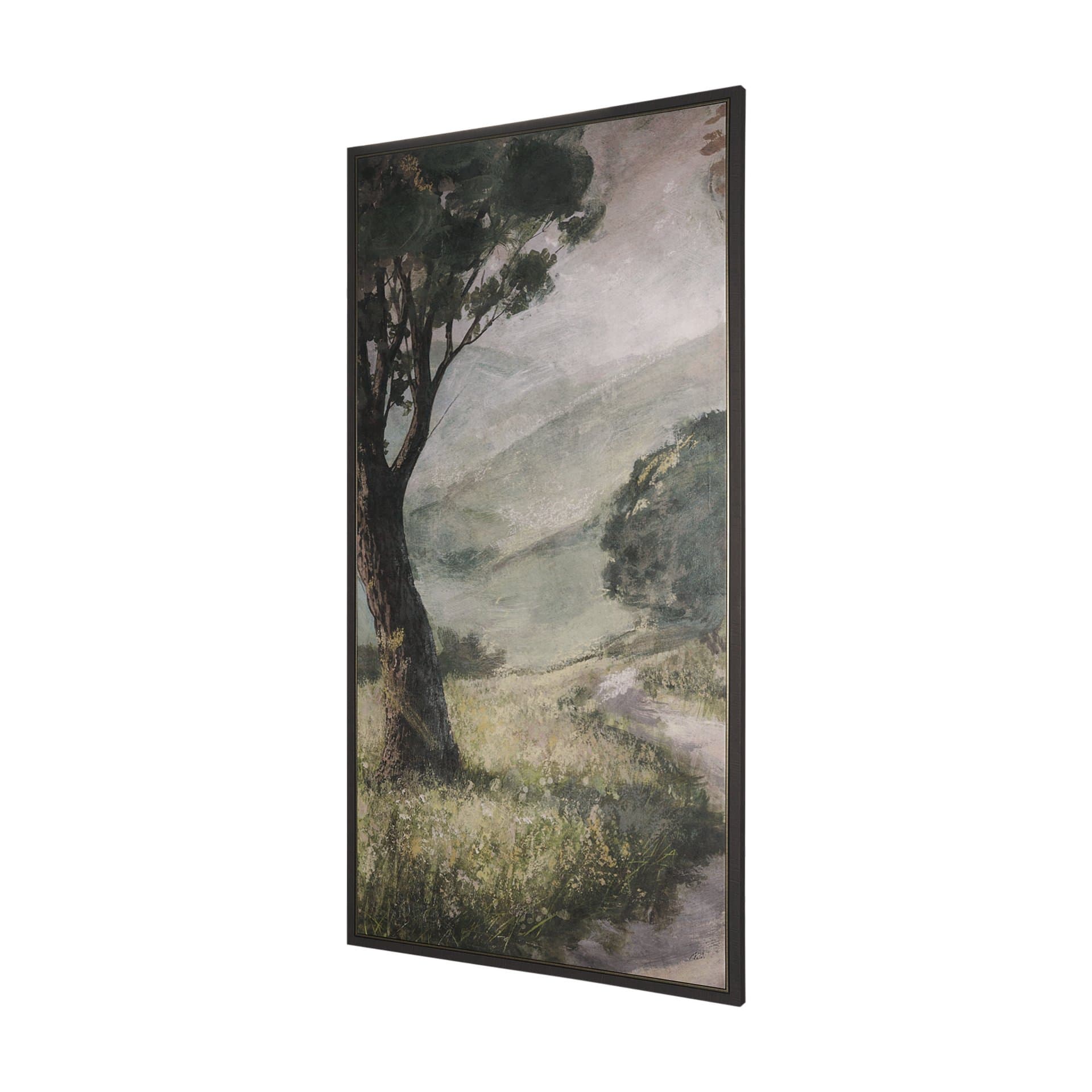 Silent Forest II by Mercana Studio Hand-Embellished Textured Framed Canvas Artwork — product photograph