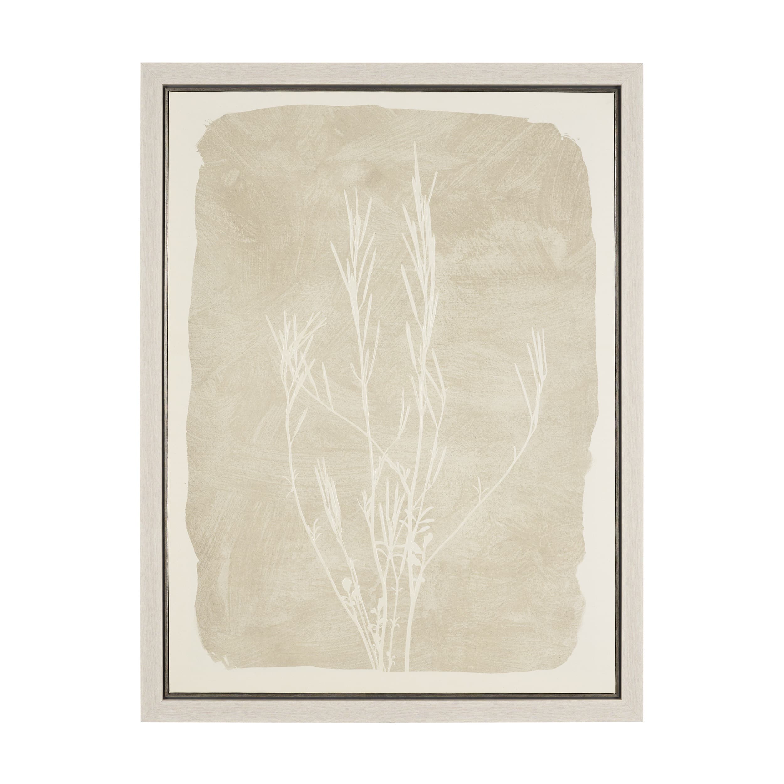 Field Study III: Remains by Mercana Studio Hand-Embellished Textured Framed Canvas Artwork — product photograph
