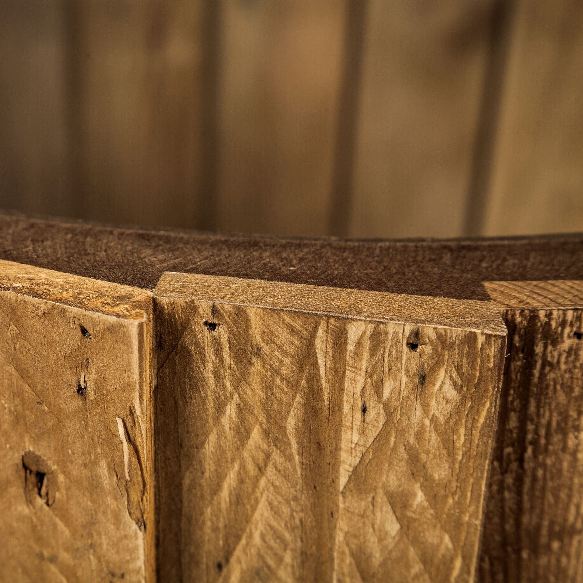 John Paul (Set of 2) 25L x 25W Brown Wood W/ Glass Accent Tables — product photograph