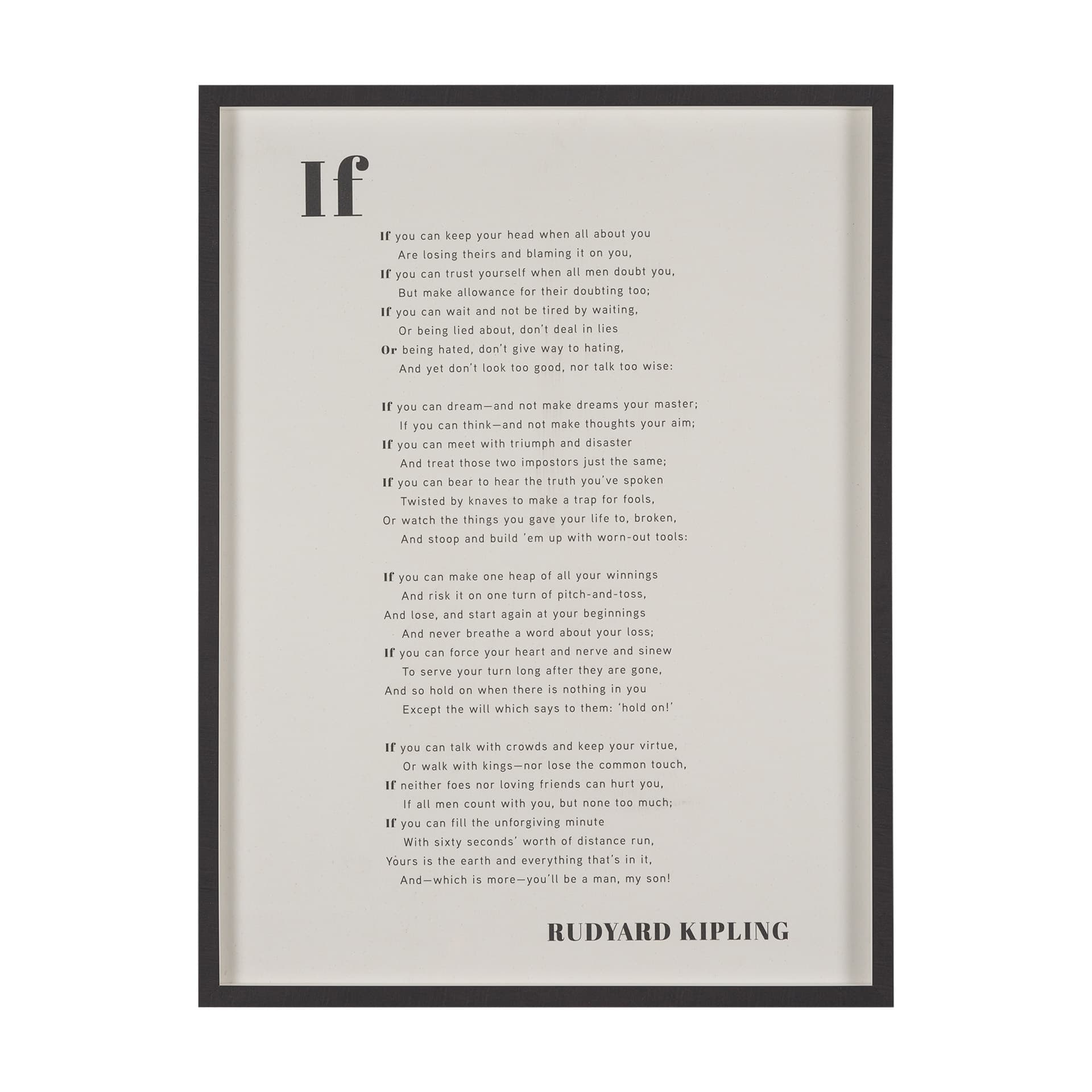 If You Can by Mercana Studio a Hand Embellished Framed Art Print Matted under Glass — product photograph