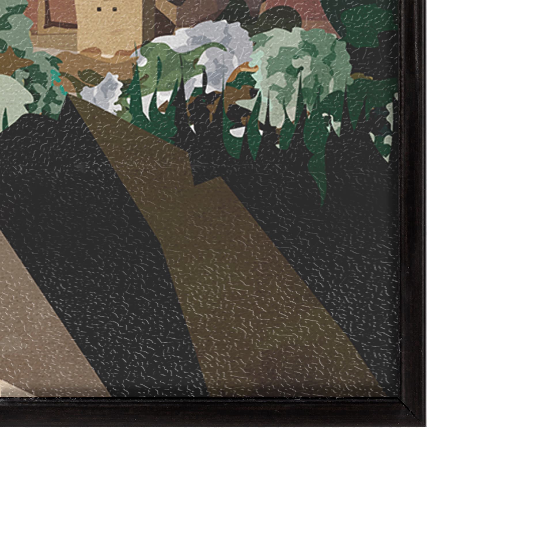 Colorado Go USA (SM) by Mercana Studio a Hand Embellished Decograph Framed Art Print — product photograph