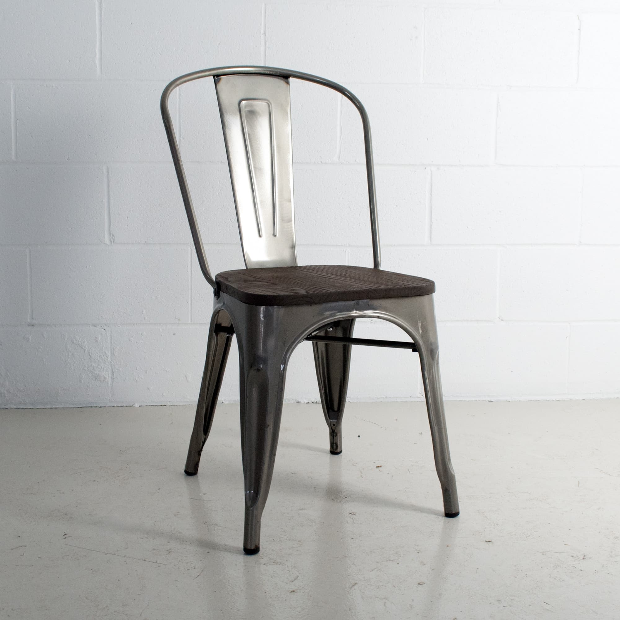 Rochelle Stackable Chair With Wood Seat — product photograph