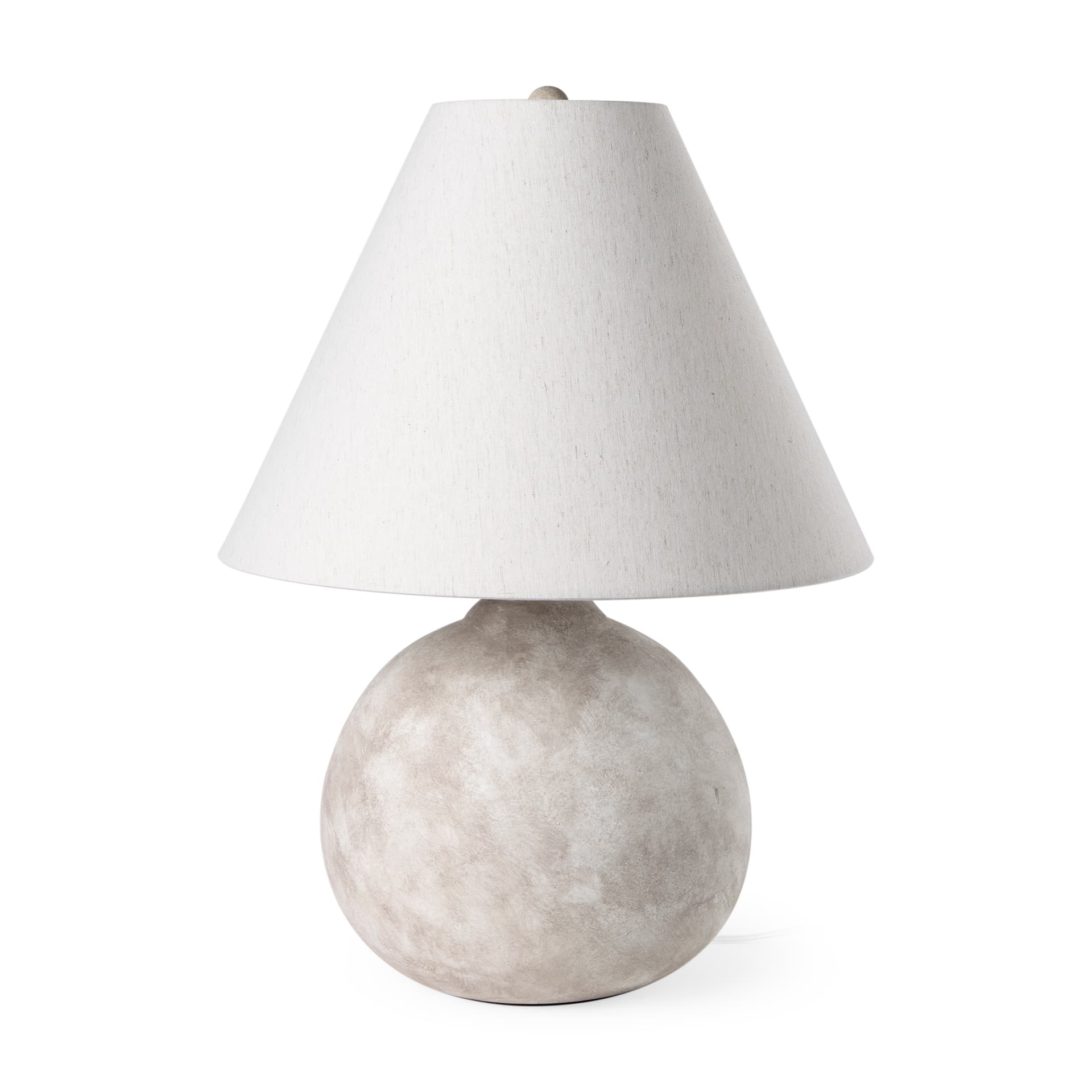 Mehdi Cream Ceramic Table Lamp — product photograph