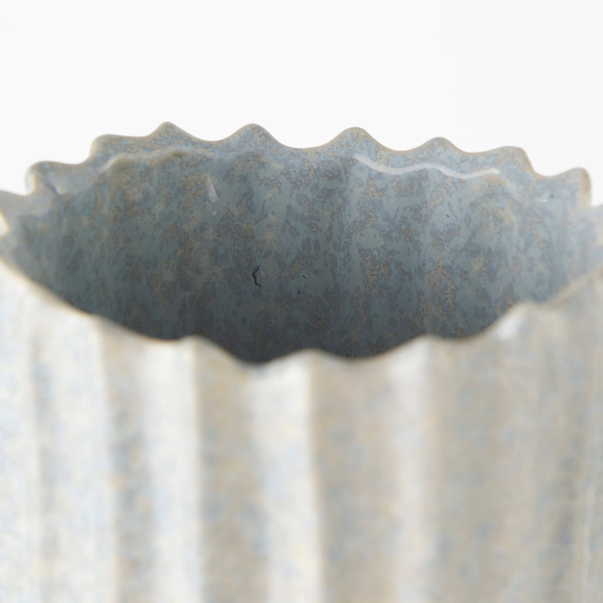 Cardon 23.0H Gray Ceramic Vase — product photograph