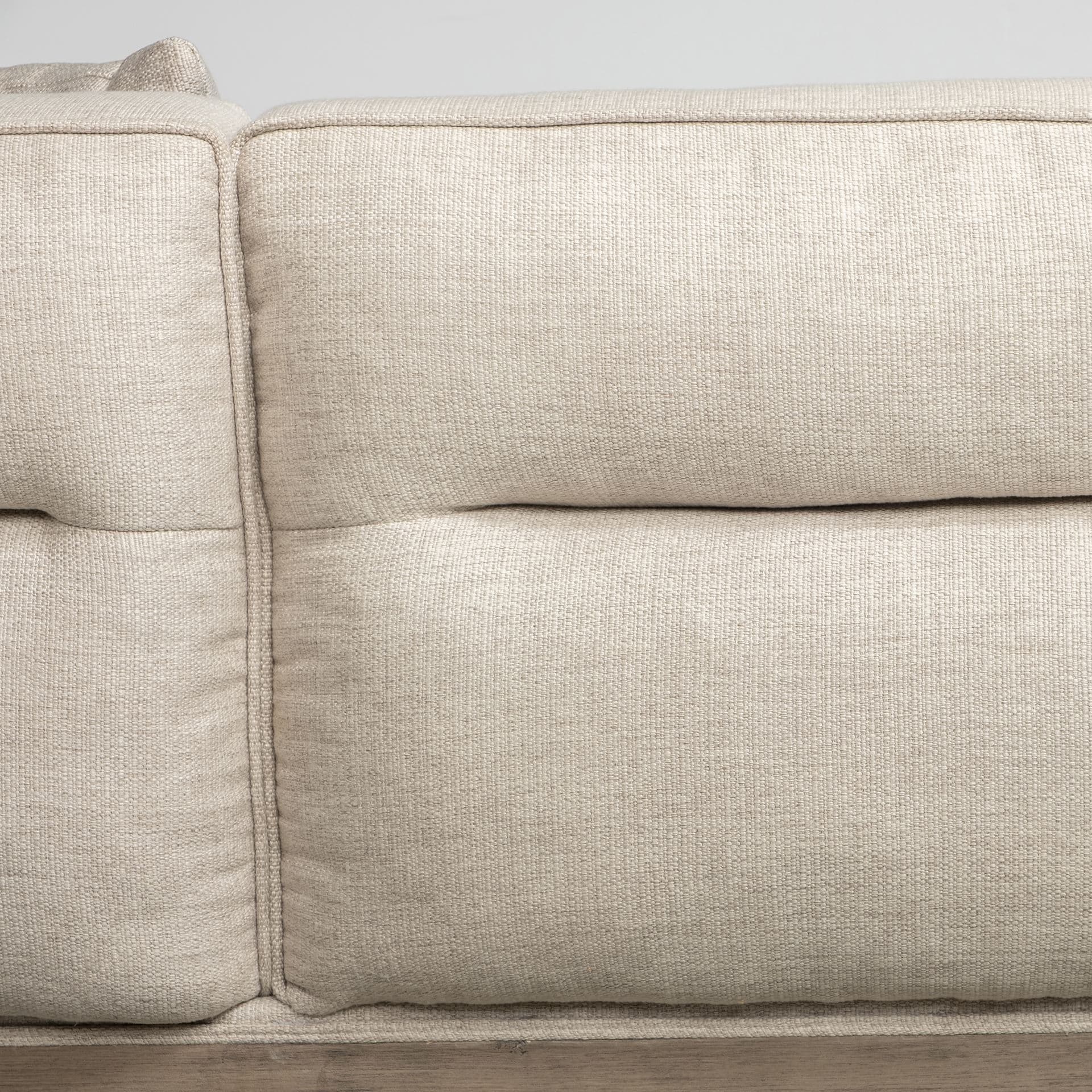 Denali IV 121" Beige Upholstered Wooden Frame Left Four Seater Sectional — product photograph