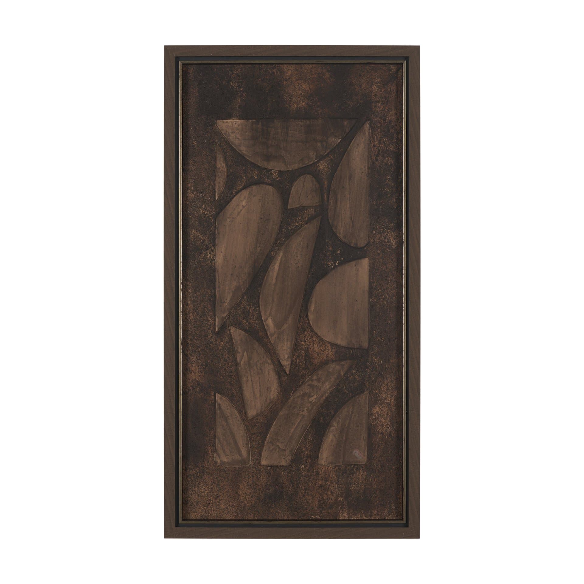 Silt I by Mercana Studio Handmade Original Framed Artwork Matted under Glass — product photograph