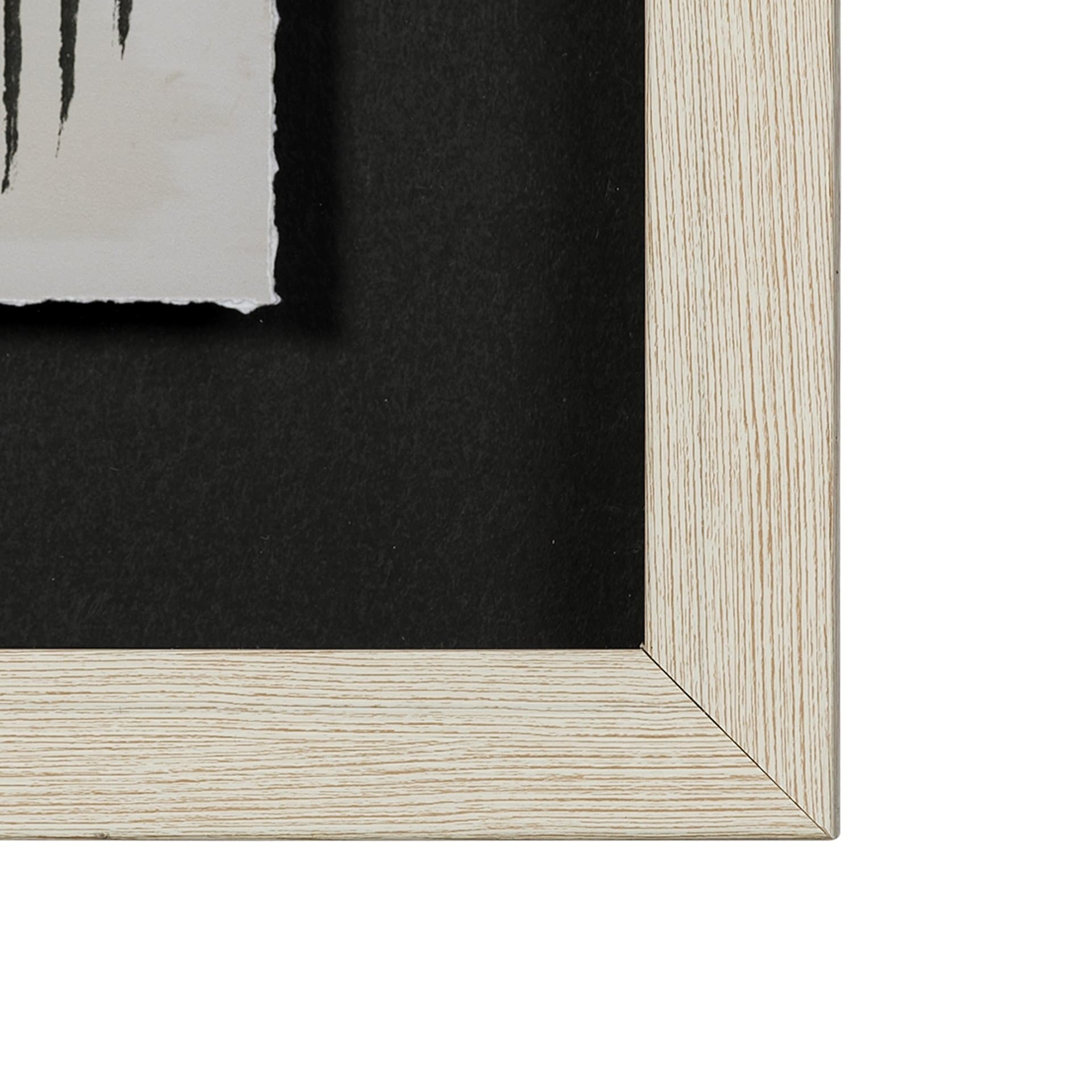 Wool and Silk II by Tom Reeves a Hand Embellished Textured Framed Art Print Matted under Glass — product photograph