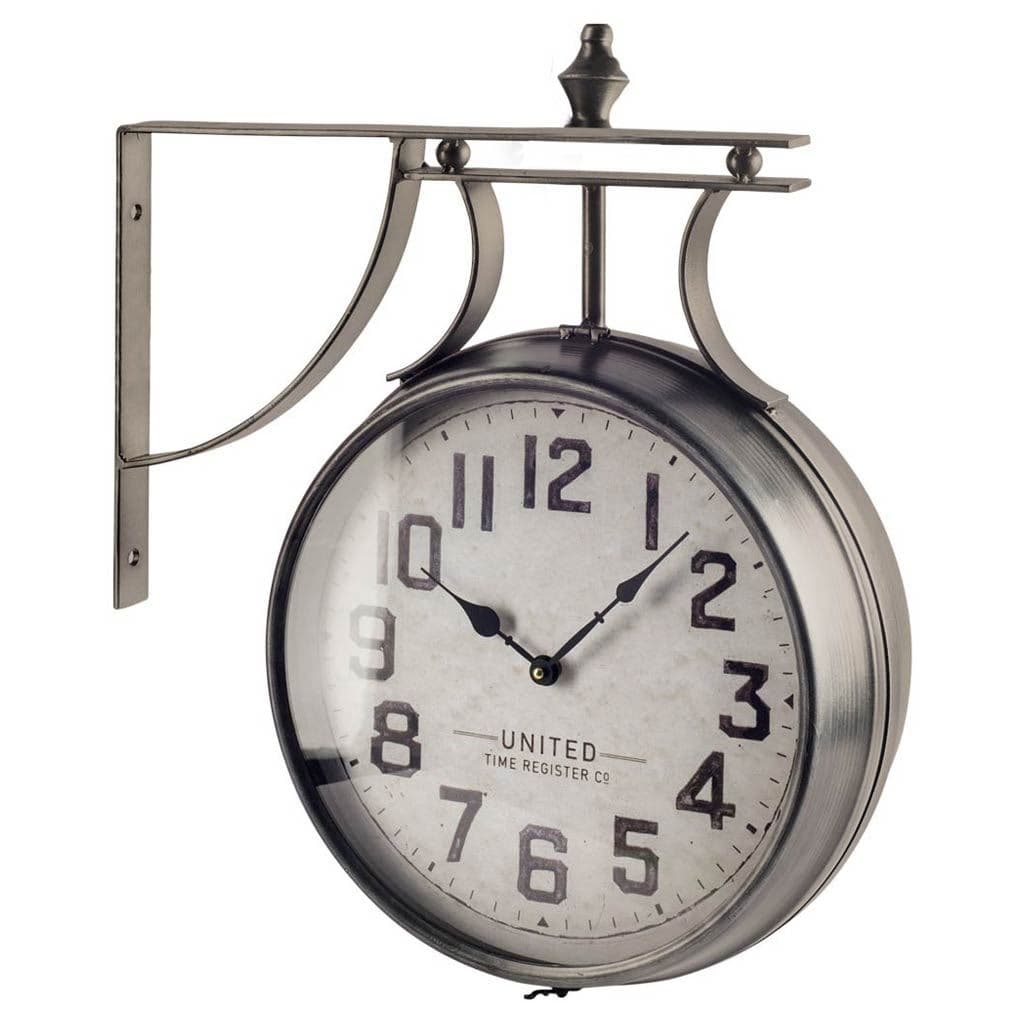 Lindsay 19" Round Large Industrial Wall Clock — product photograph
