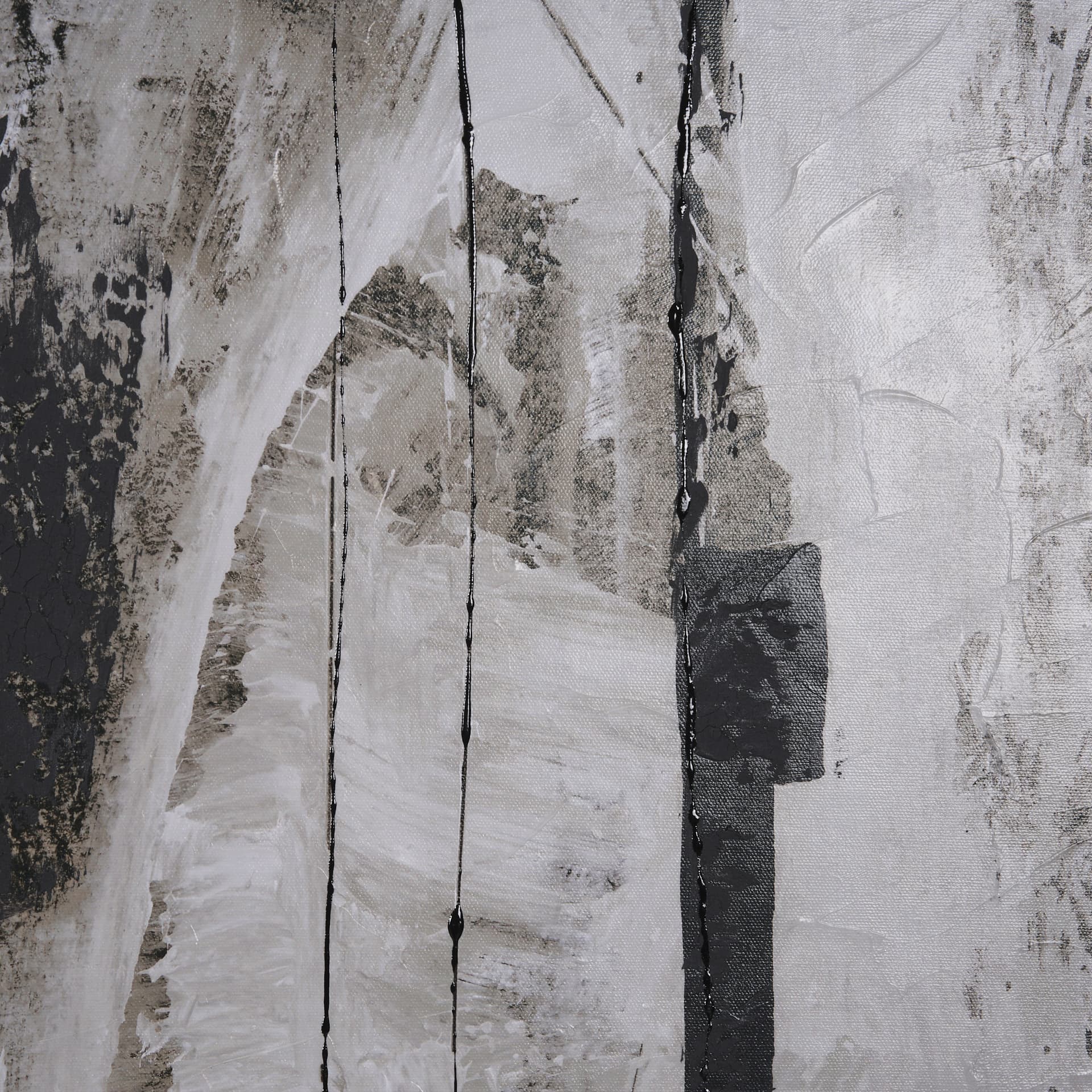 Clay III by Mercana Studio a Hand Embellished Textured Framed Canvas — product photograph