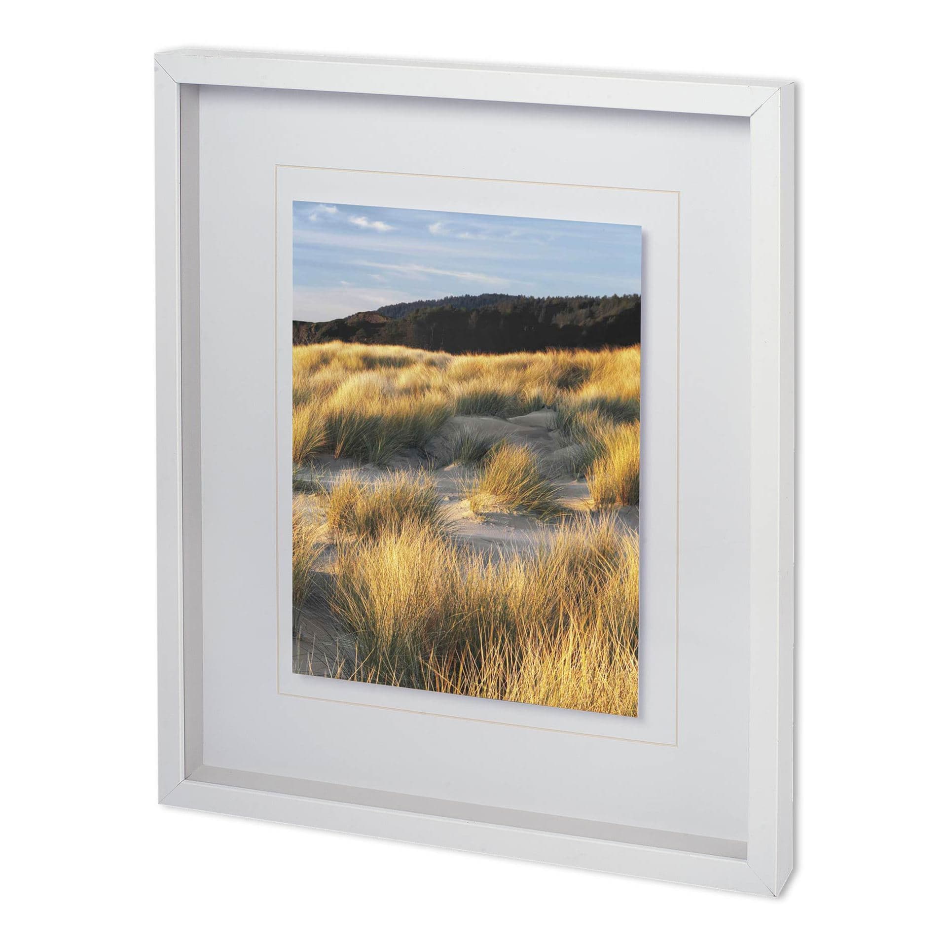 DUNE GRASS & BEACH III by DENNIS FRATES a Framed Photo Art Print Matted under Glass — product photograph