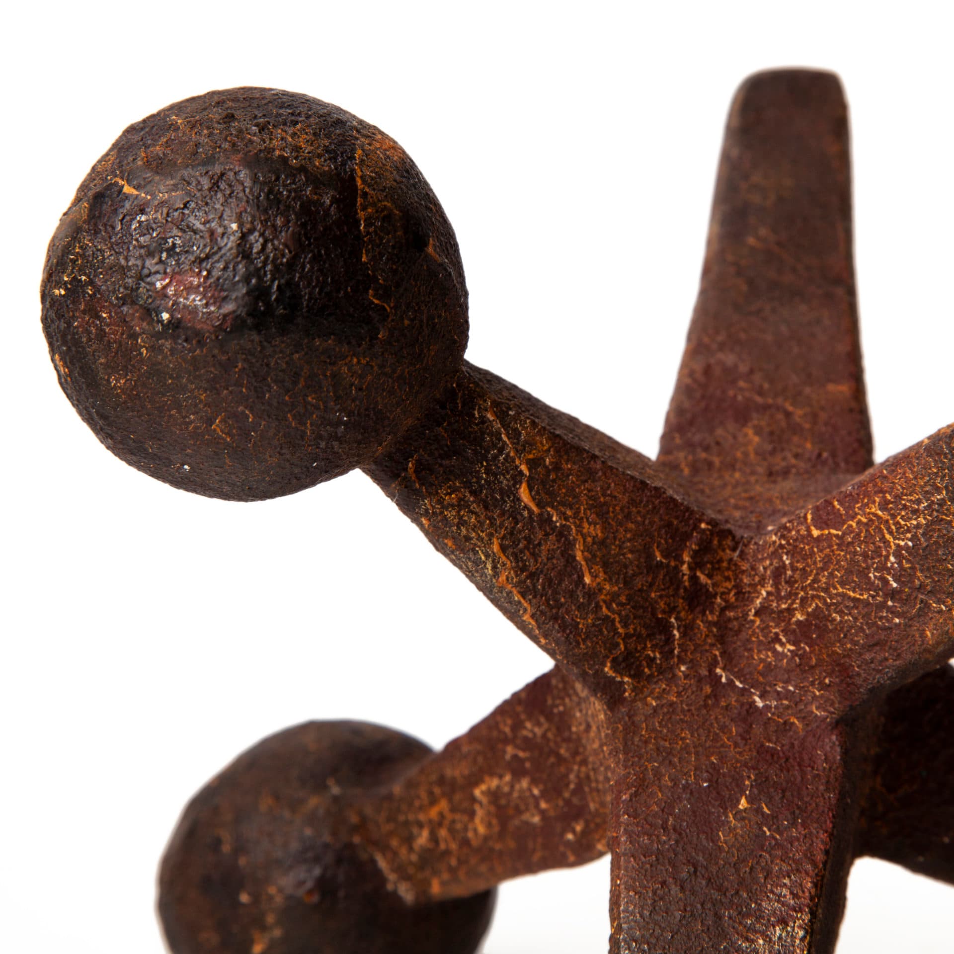 Jax Set of 3 8L x 7W Cast Iron Metal Jacks — product photograph