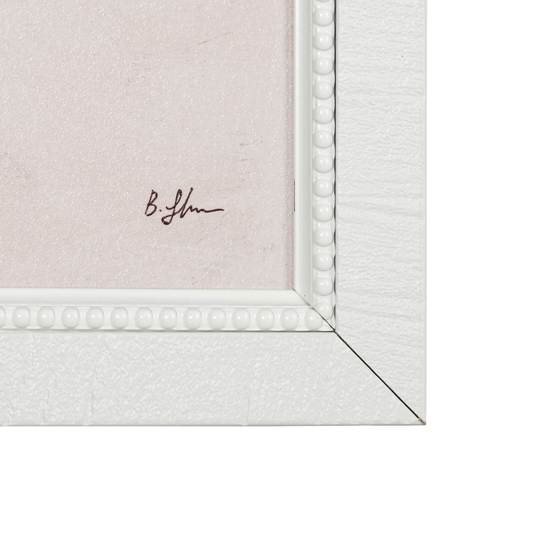 Farmhouse Flowers II by Barbara Fleming a Hand Embellished Textured Framed Art Print — product photograph