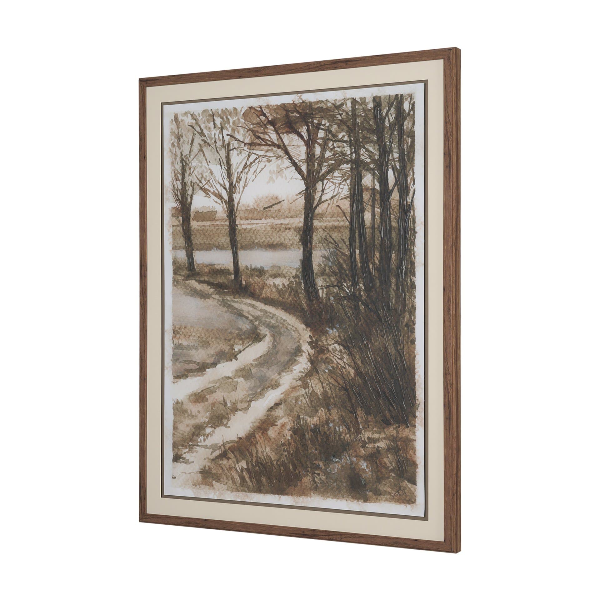 Meadow Memories II by Mercana Studio Hand Embelished Framed Artwork Matted under Glass — product photograph