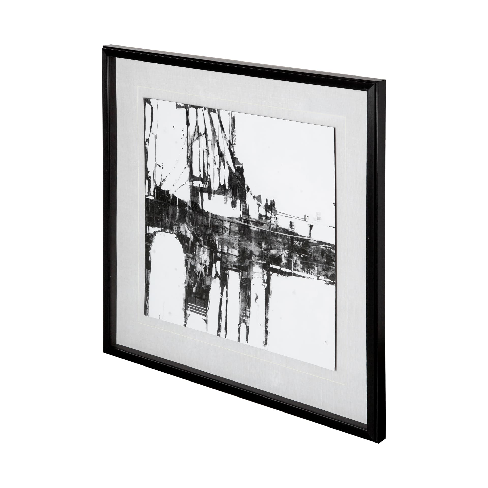 Back Lighting I by Liz Jardine a Hand Embellished Textured Framed Art Print Matted under Glass — product photograph