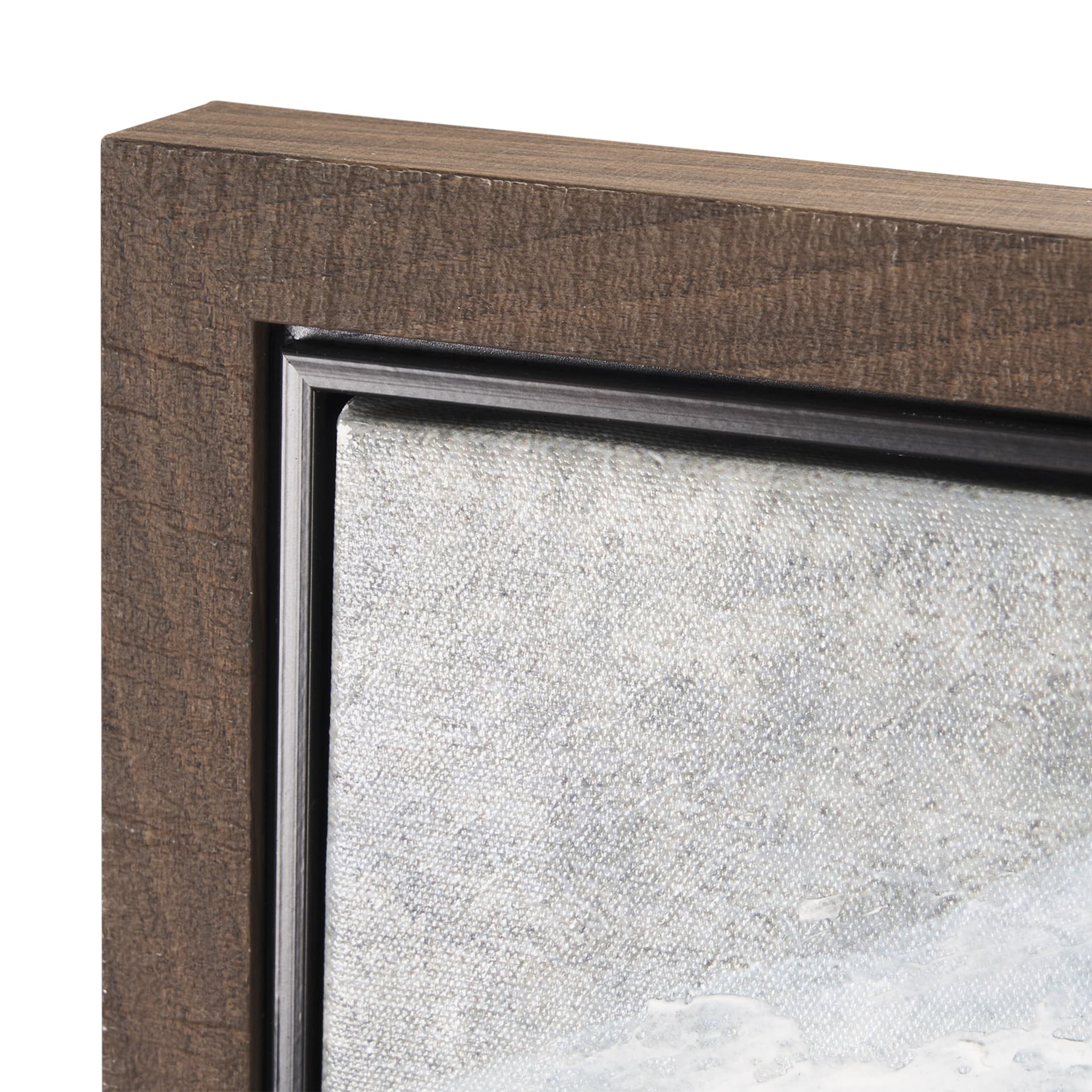 Pampas Grass Breeze I by Mercana Studio a Hand Embellished Textured Framed Canvas — product photograph