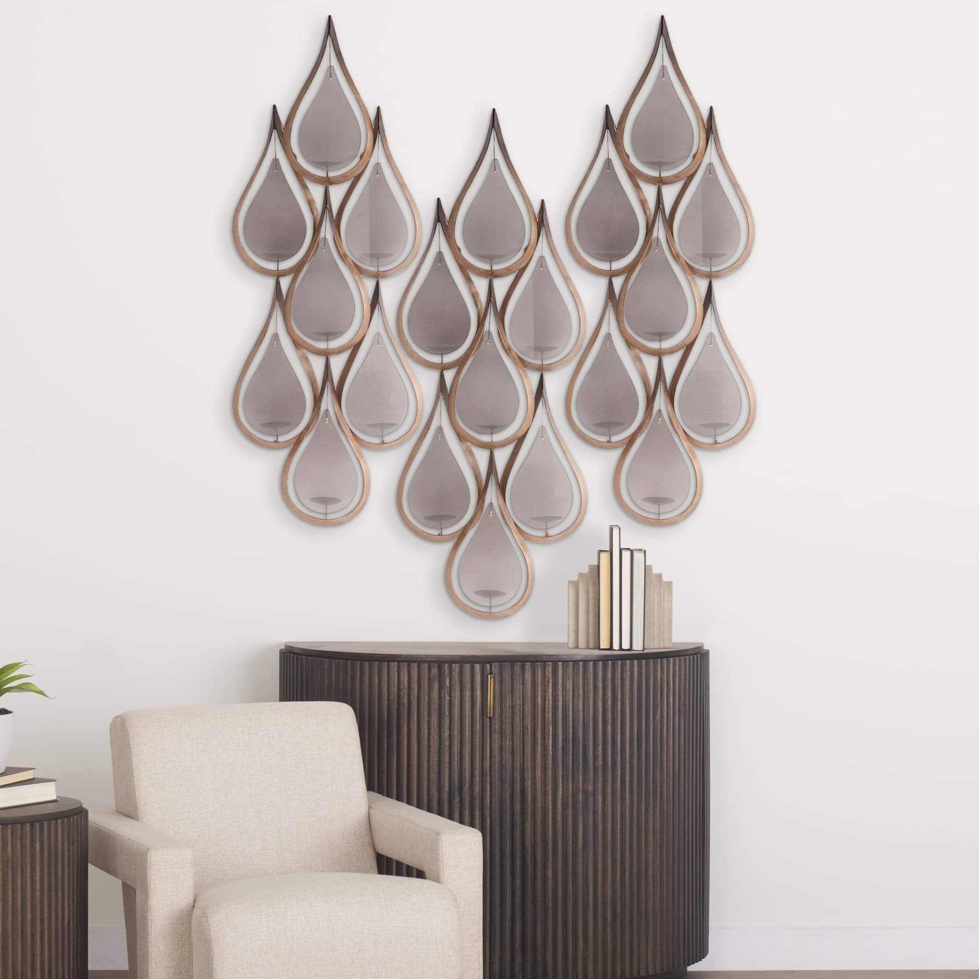 Edidon Wall Candle Holder — in a styled room