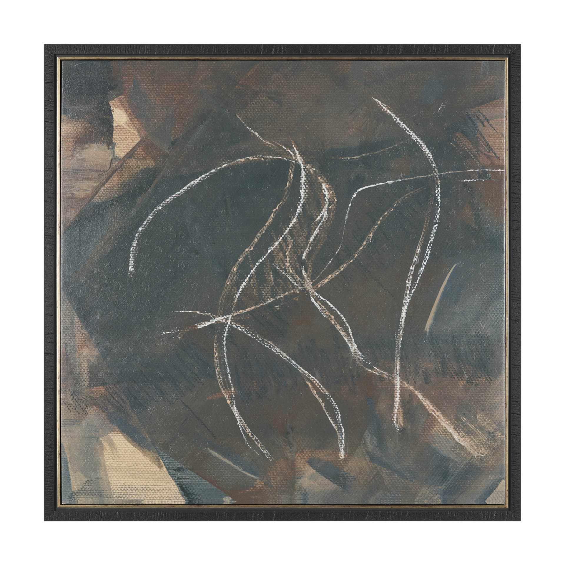 Cazim II by Mercana Studio Hand-Embellished Textured Framed Canvas Artwork — product photograph