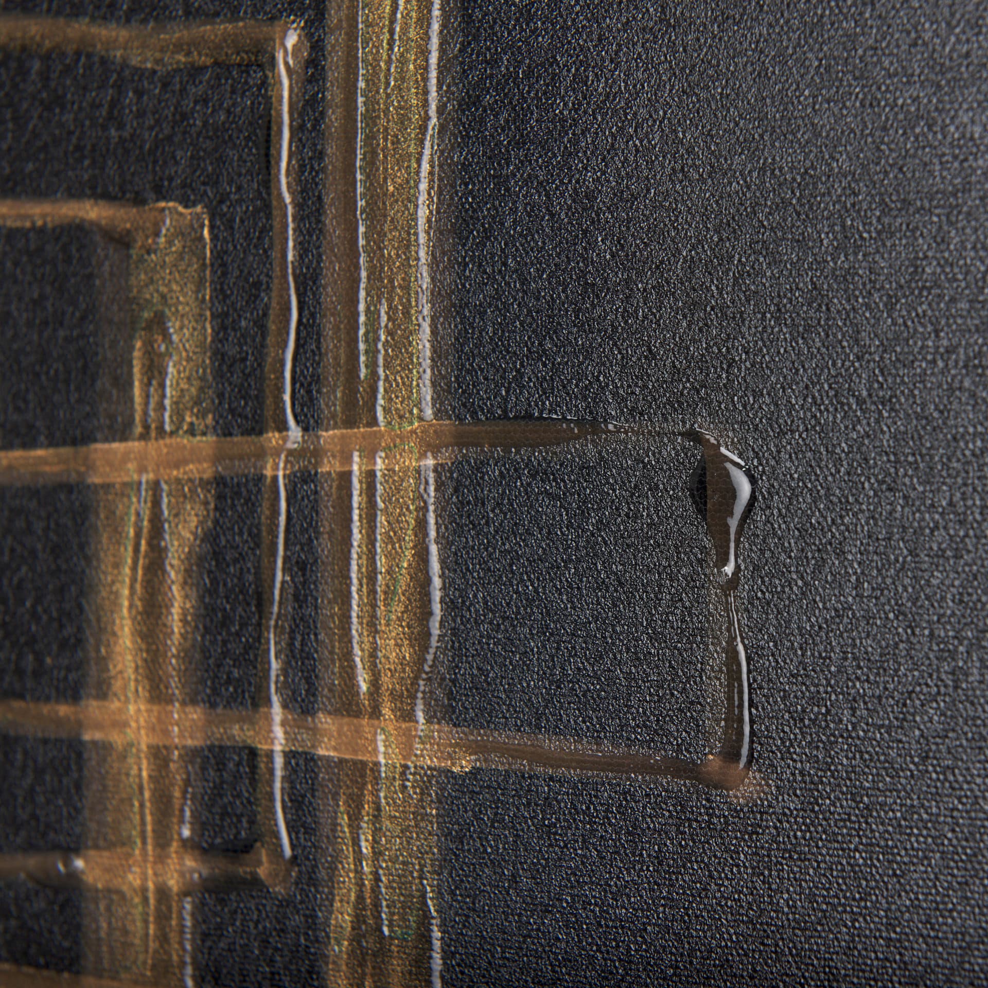 Lines IV by Mercana Studio a Hand Embellished Textured Canvas — product photograph