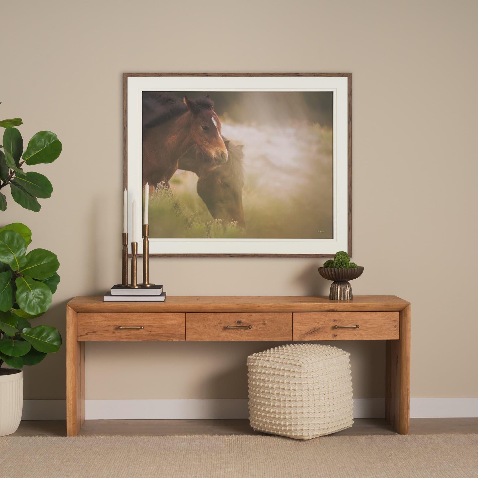 Magic by Chad Mackay FramedPhoto Print Matted under Glass — in a styled room