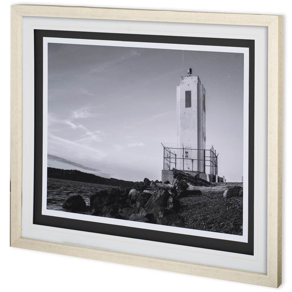 Browns Point Lighthouse by Bisig, Steve a Framed Photo Art Print Matted under Glass — product photograph