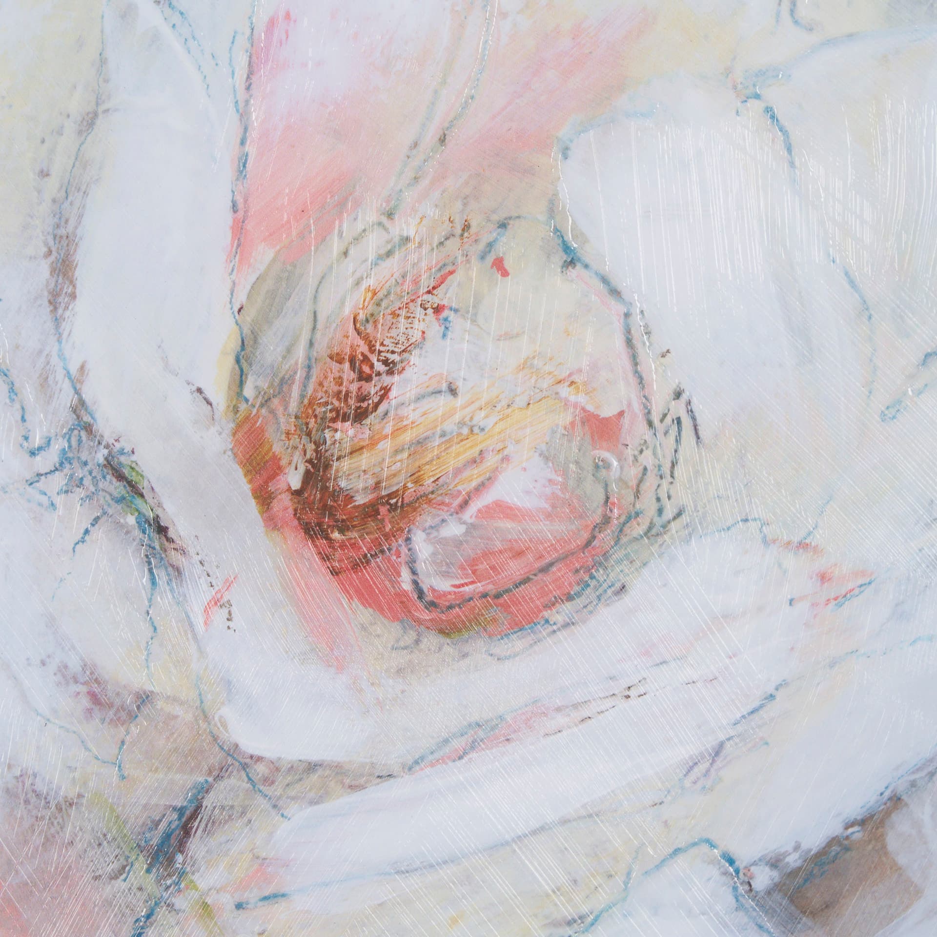 Aromatic Magnolia by Mercana Studio a Hand Embellished Framed Art Print Matted under Glass — product photograph