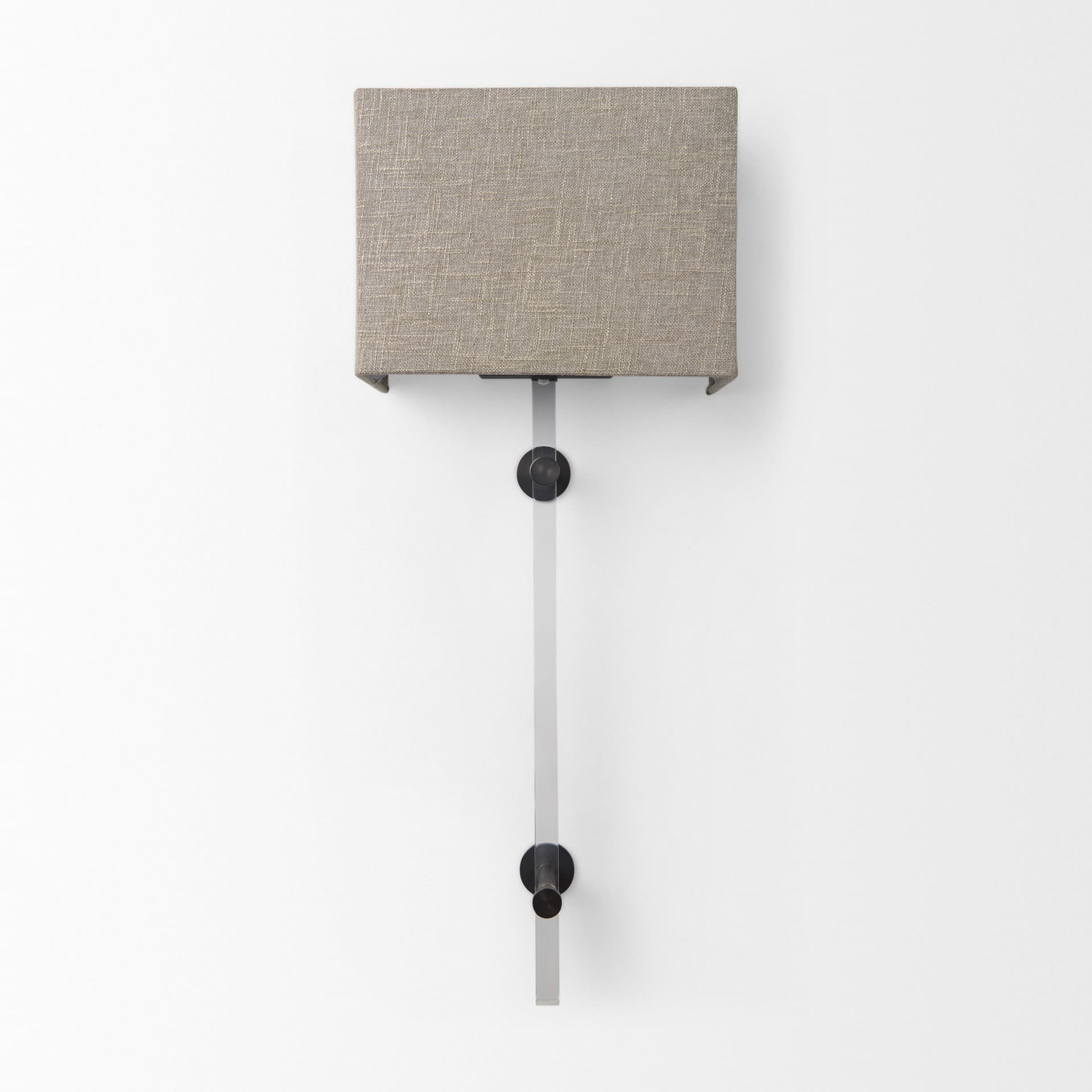 Kinsley Beige Shade W/Transparent Body Wall Sconce — product photograph