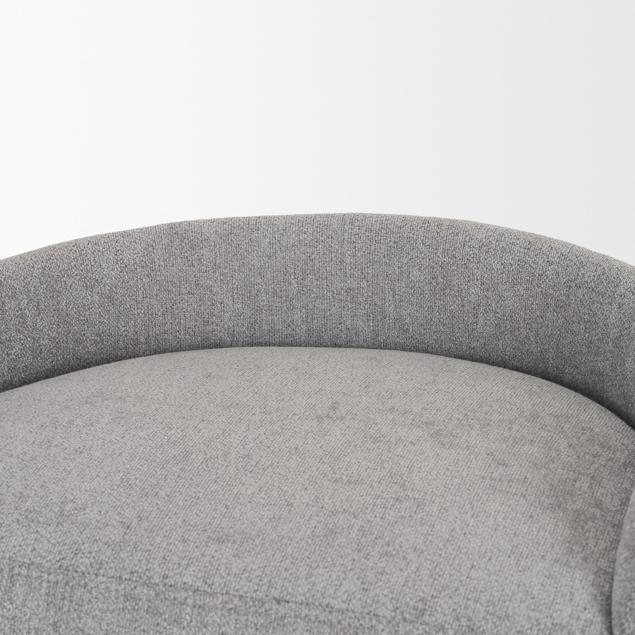Hollyfield Low Back 32.7in Seat Counter Stool | II Gray Fabric w/ Bar — product photograph