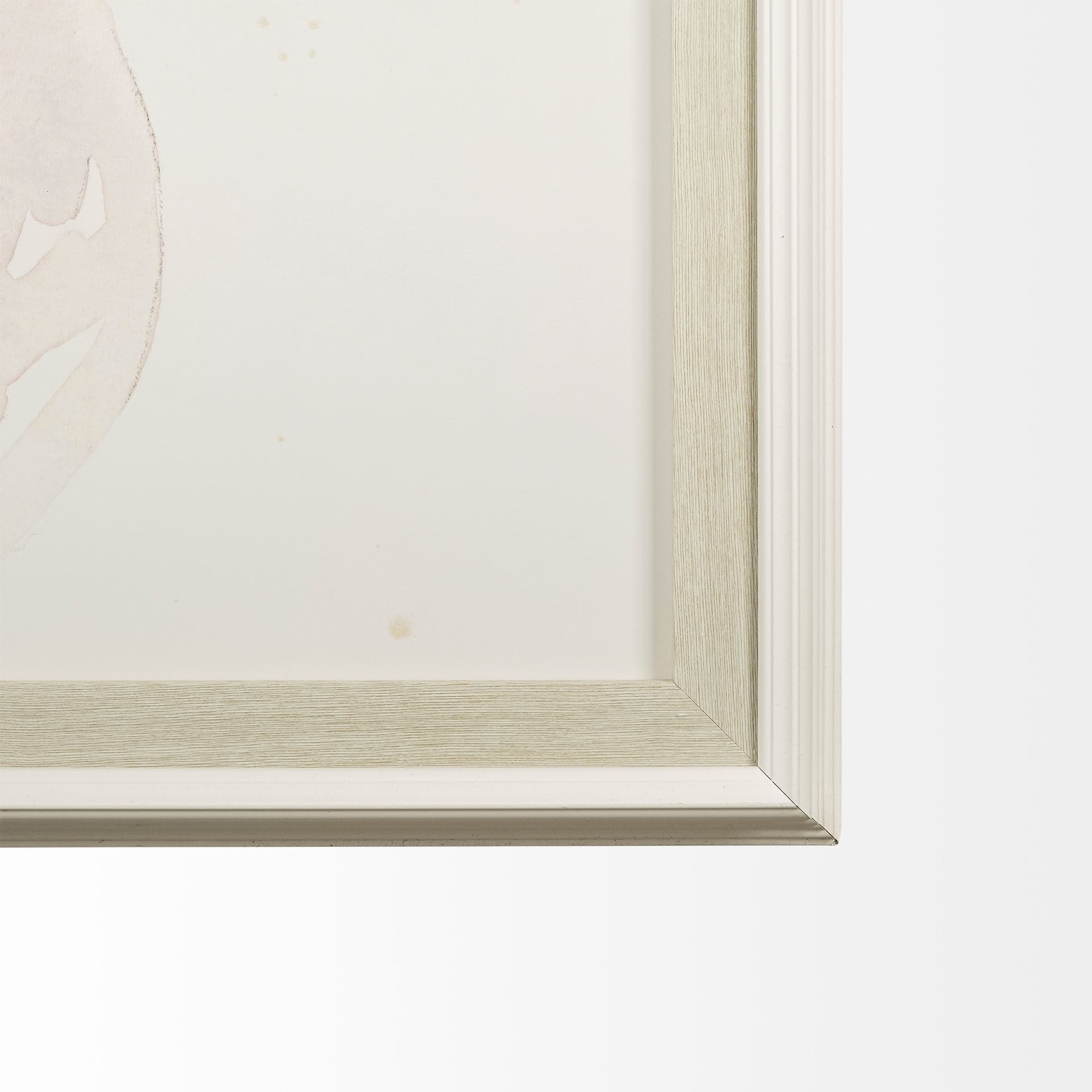 Watercolor Blossoms II by PI Studio a Hand Embellished Textured Framed Art Print Matted under Glass — product photograph