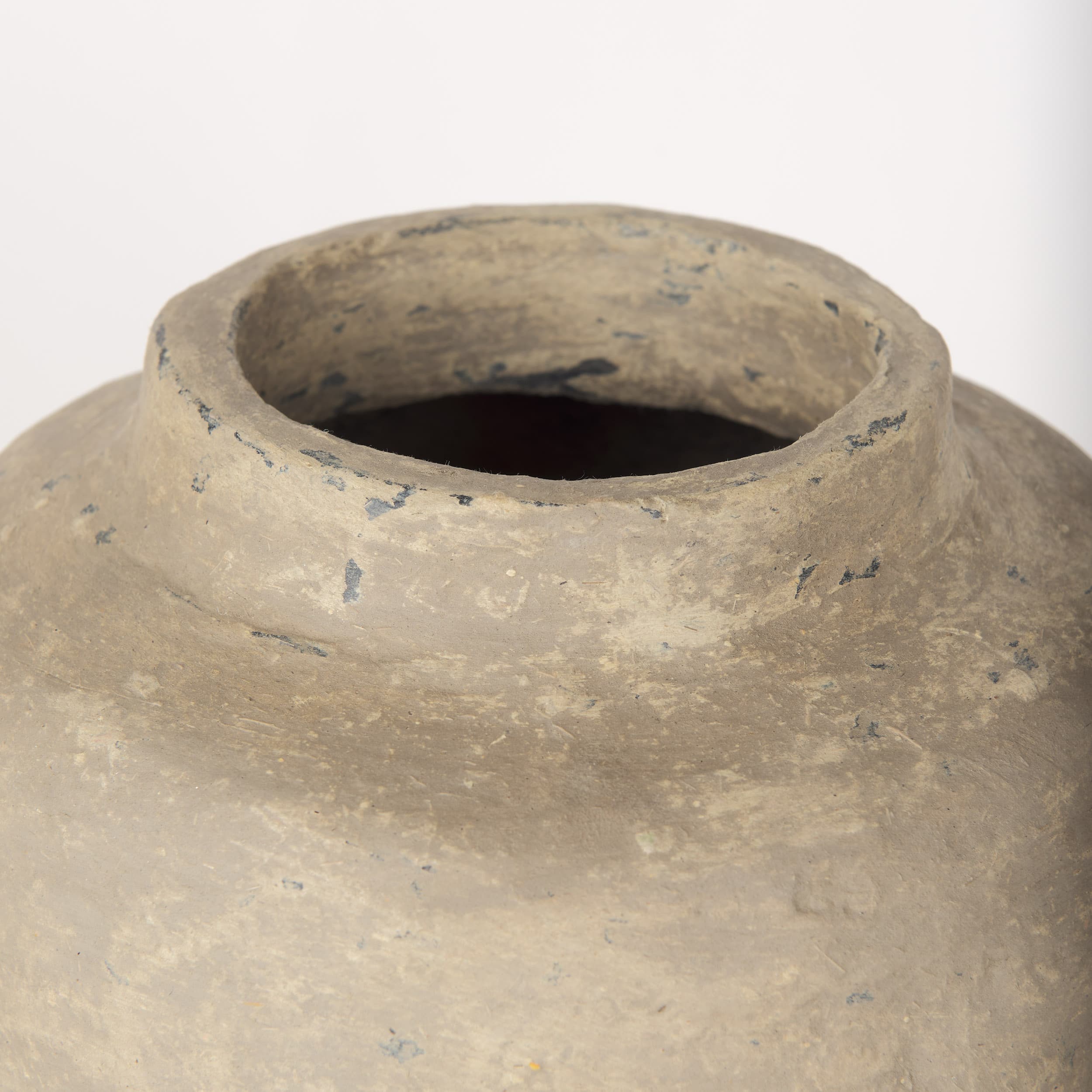 Bala Large Gray Paper Mache Vase — product photograph