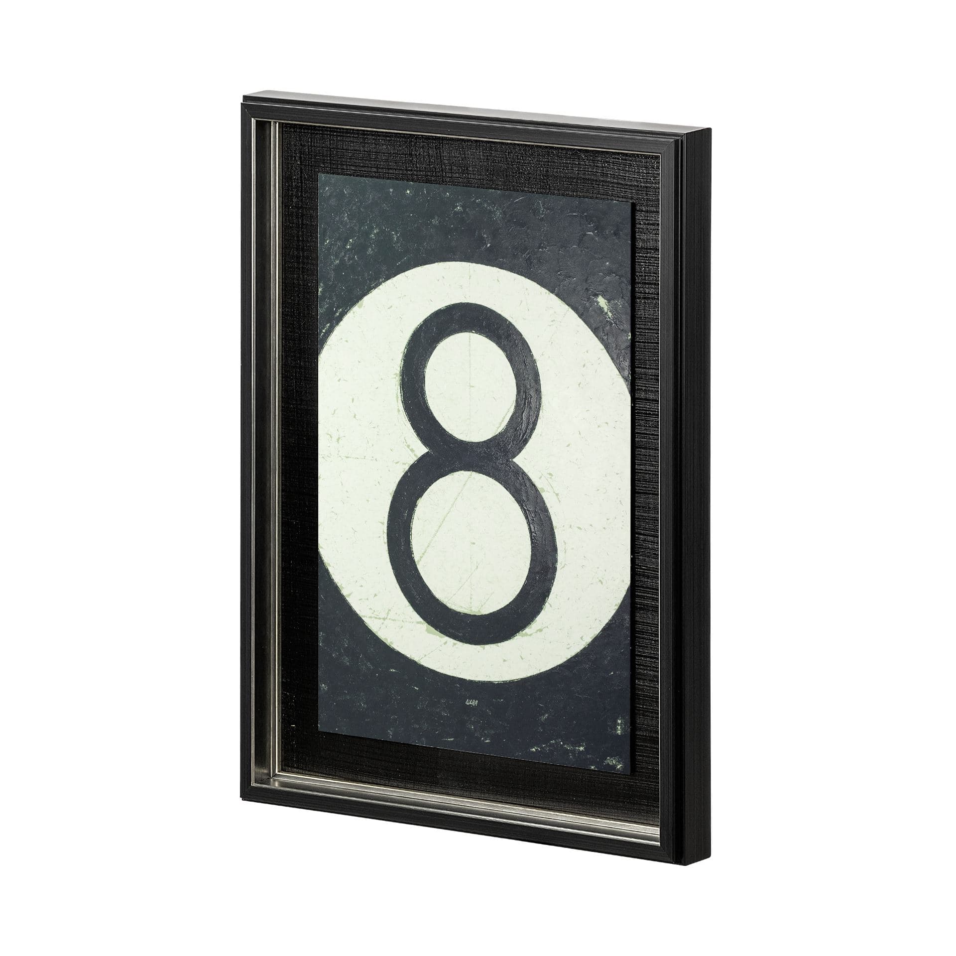 Value Collector 8 by Mercana Studio a Hand Embellished Textured Framed Art Print — product photograph