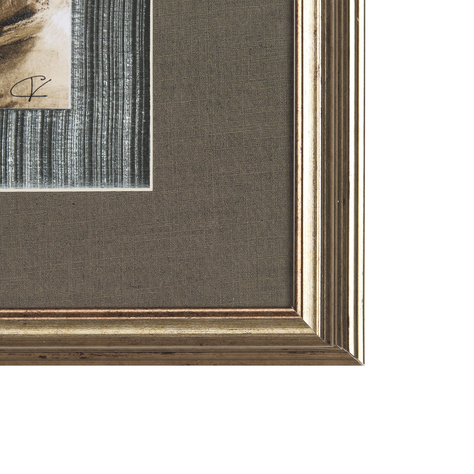 Vintage Car Picture II by Mercana Studio Hand Embellished Framed Art Print Matted under Glass — product photograph