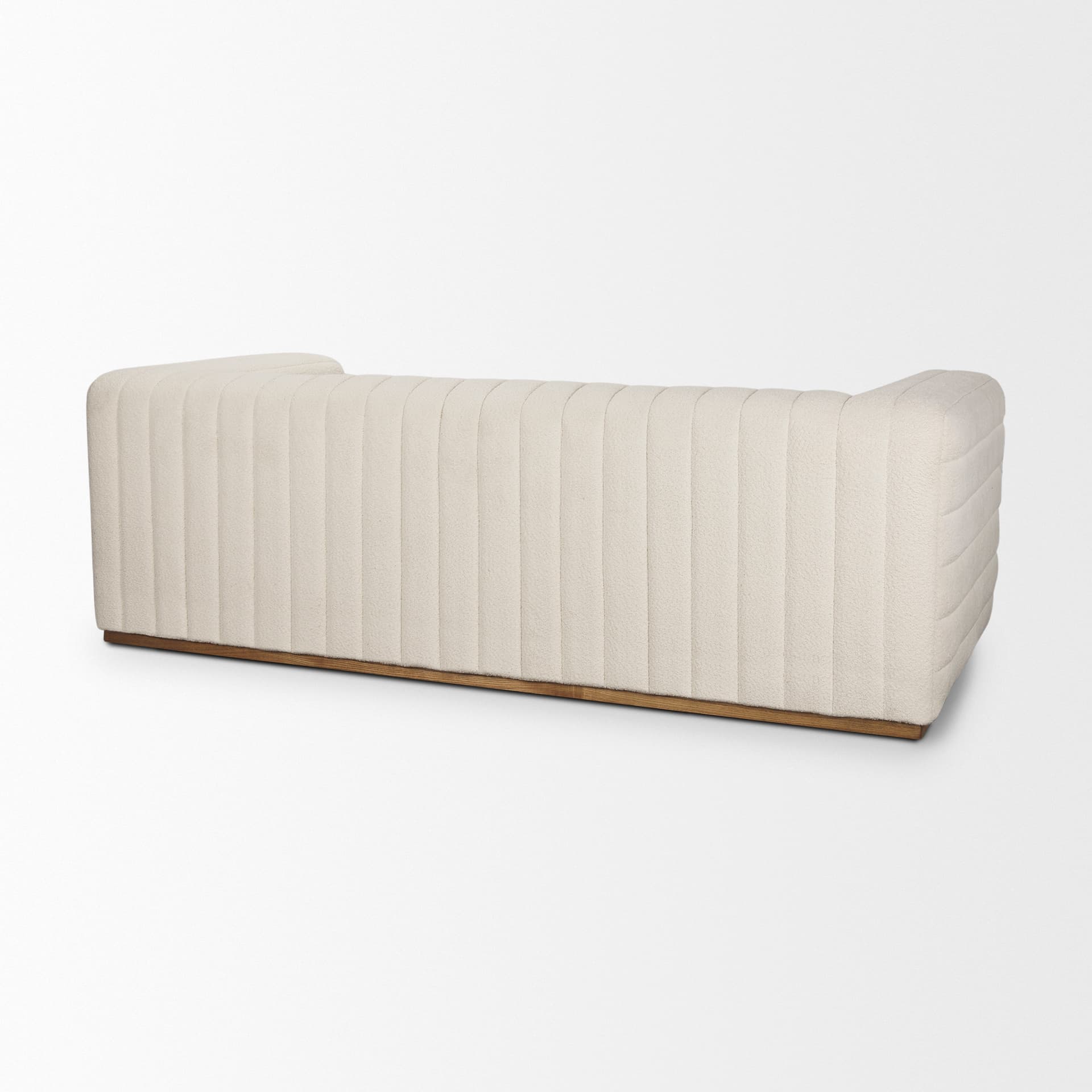 Ricciardo Cream Boucle 3-Seater Sofa — product photograph