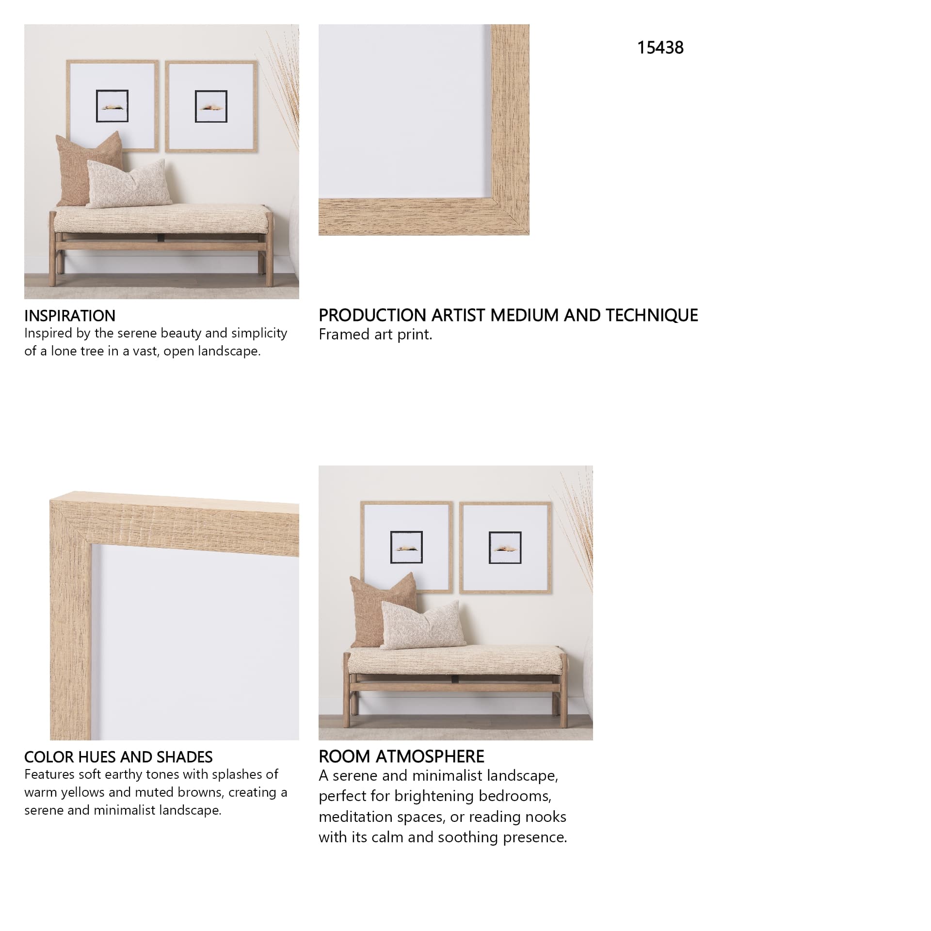 Sundown I by Mercana Studio a Framed Art Print — in a styled room