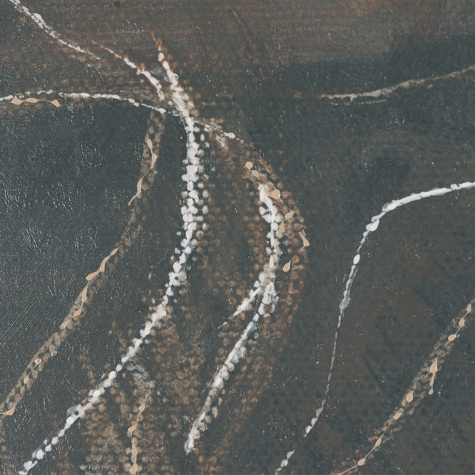 Cazim II by Mercana Studio Hand-Embellished Textured Framed Canvas Artwork — product photograph