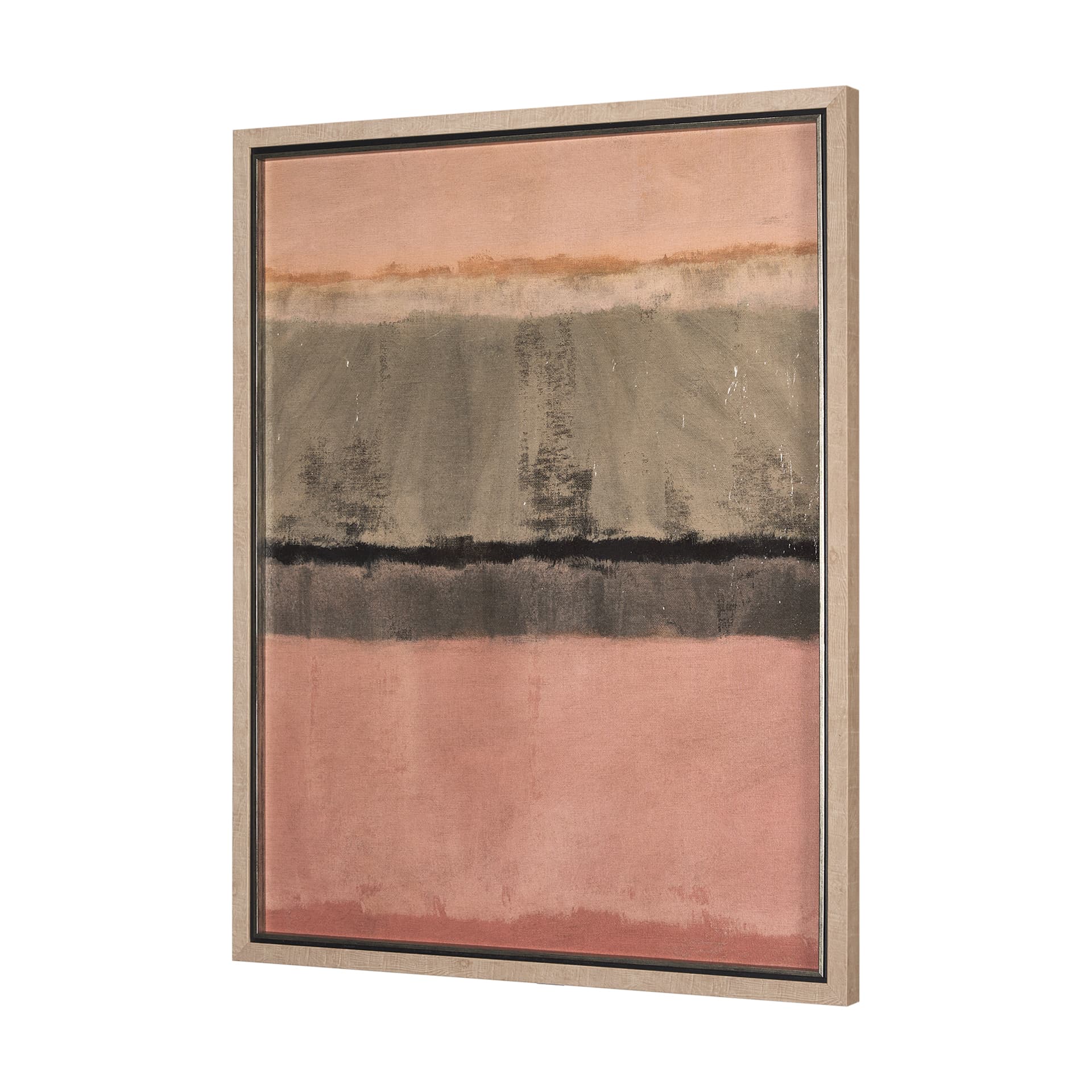 Quiet Echoes - Ebb by Mercana Studio a Hand Embellished Textured Framed Art Print — product photograph