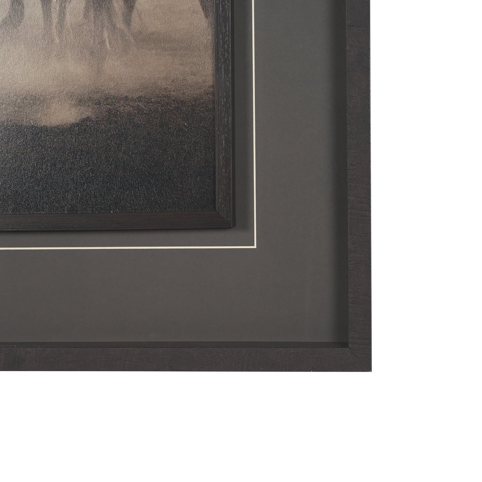 Western Horse Drive by Andreas Magnusson Textured FramedPhoto Print Matted under Glass — product photograph