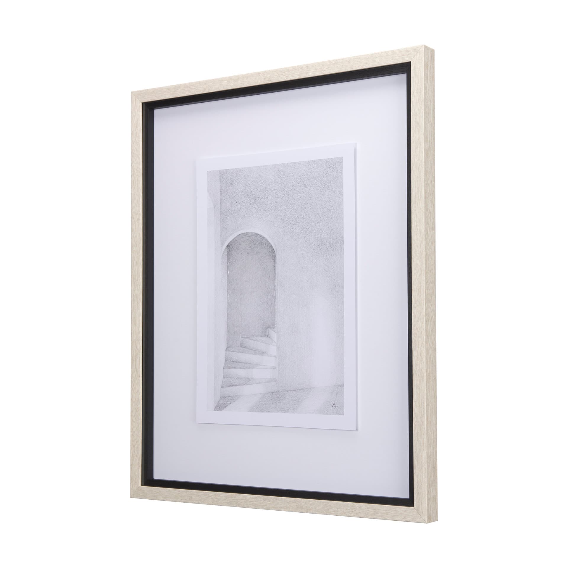 Corridor III by Mercana Studio a Hand Embellished Textured Framed Art Print Matted under Glass — product photograph