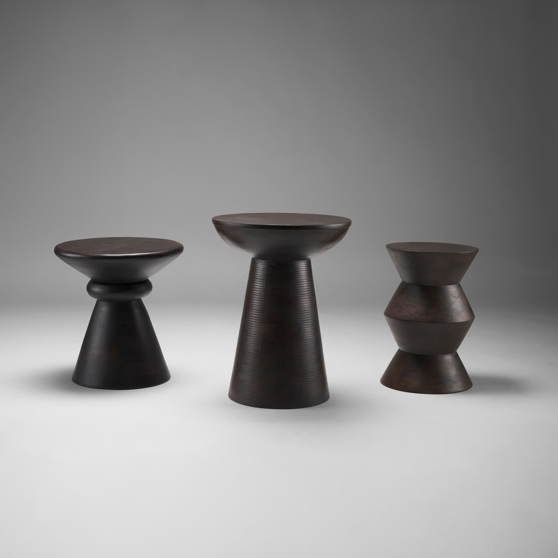 Odessa Dark Brown Wood Accent Table — product photograph