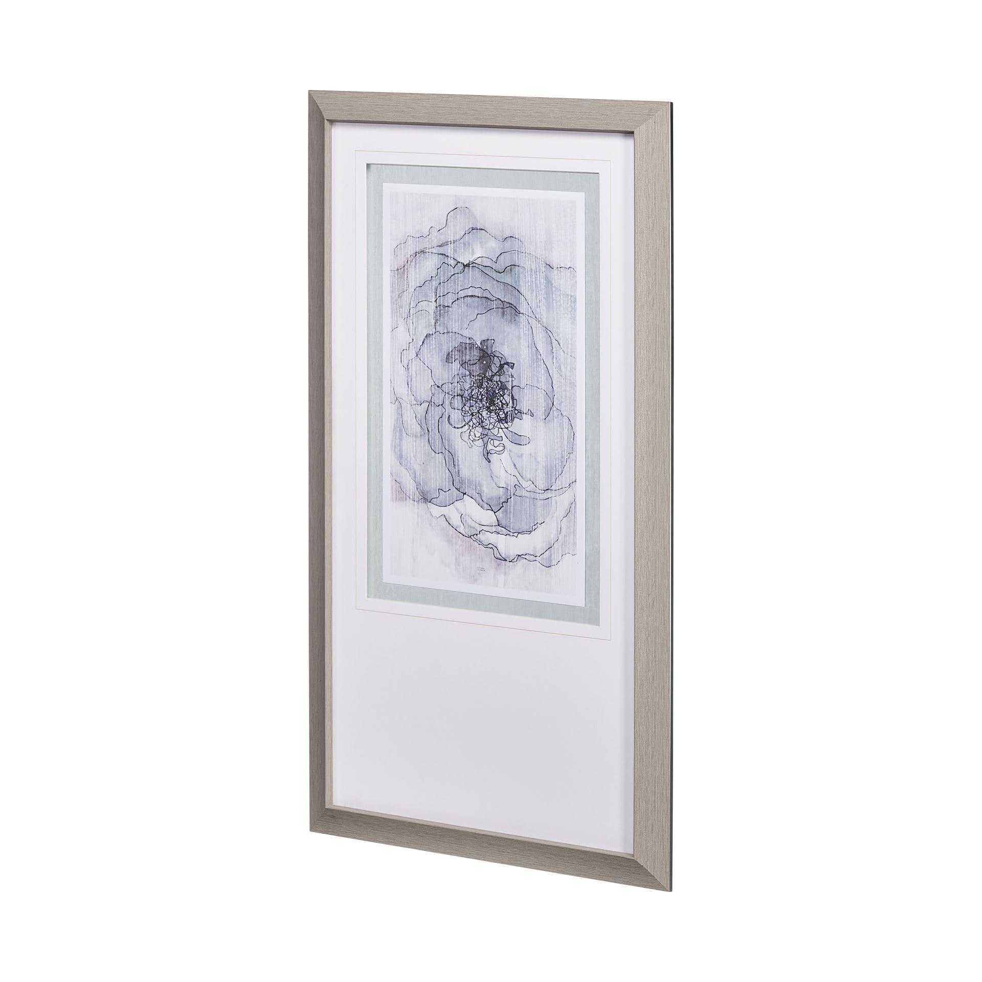 Sun and Rain I by Alarm a Hand Embellished Textured Framed Art Print Matted under Glass — product photograph