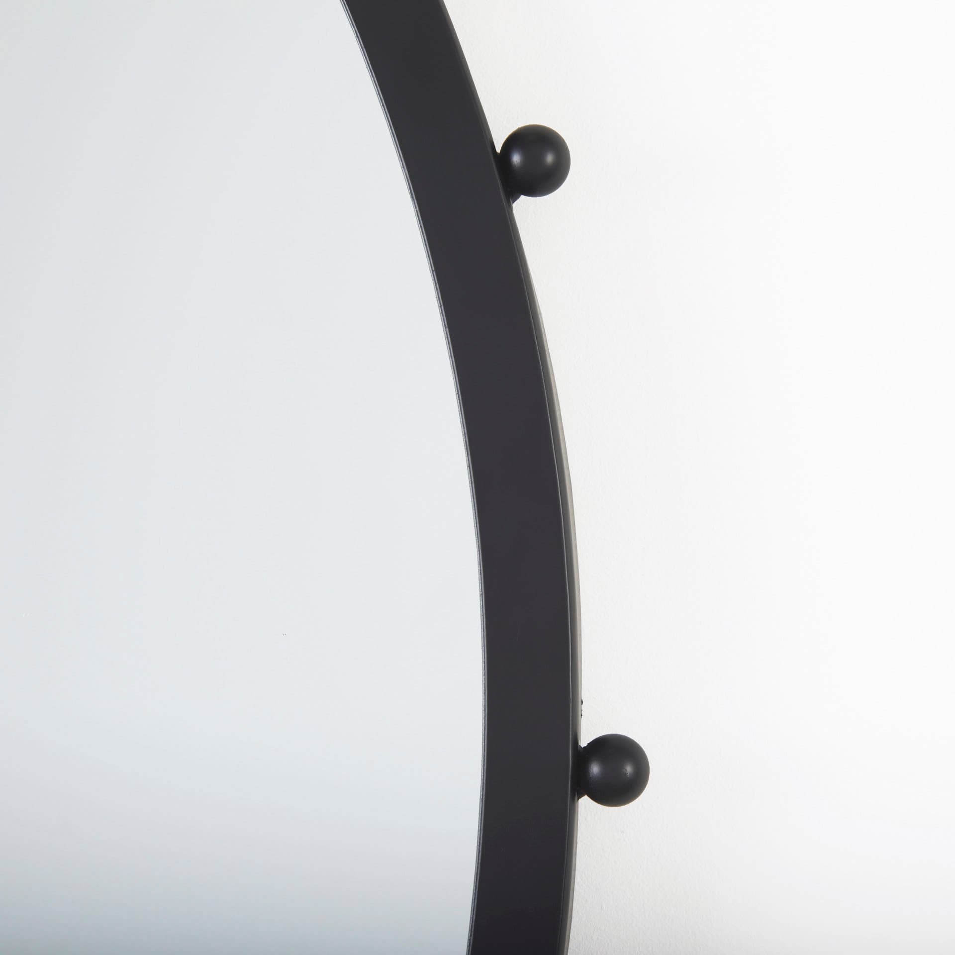 Elena III Large Black Wall Mirror — product photograph