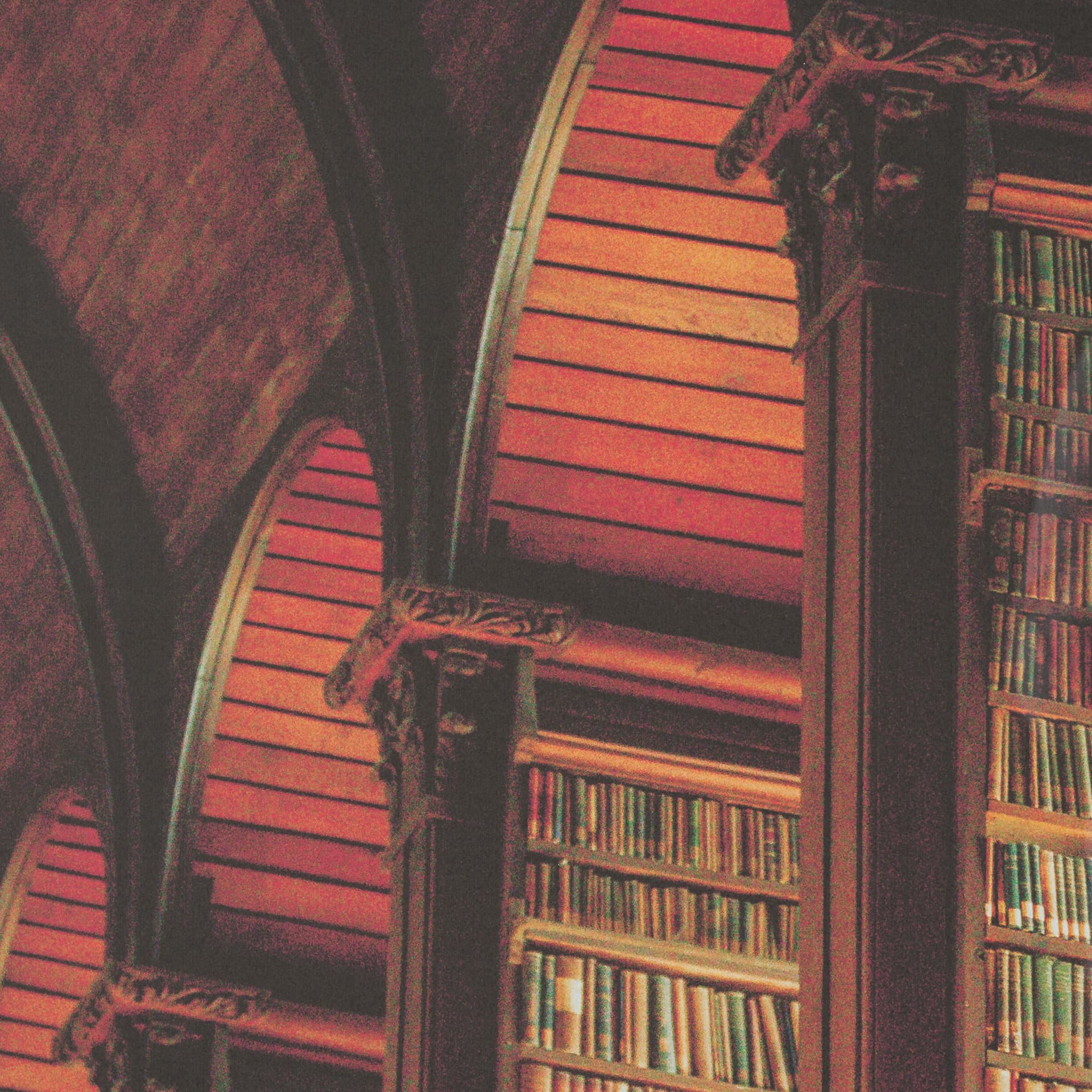 Trinity Library III by Nathan Larson FramedPhoto Print Matted under Glass — product photograph