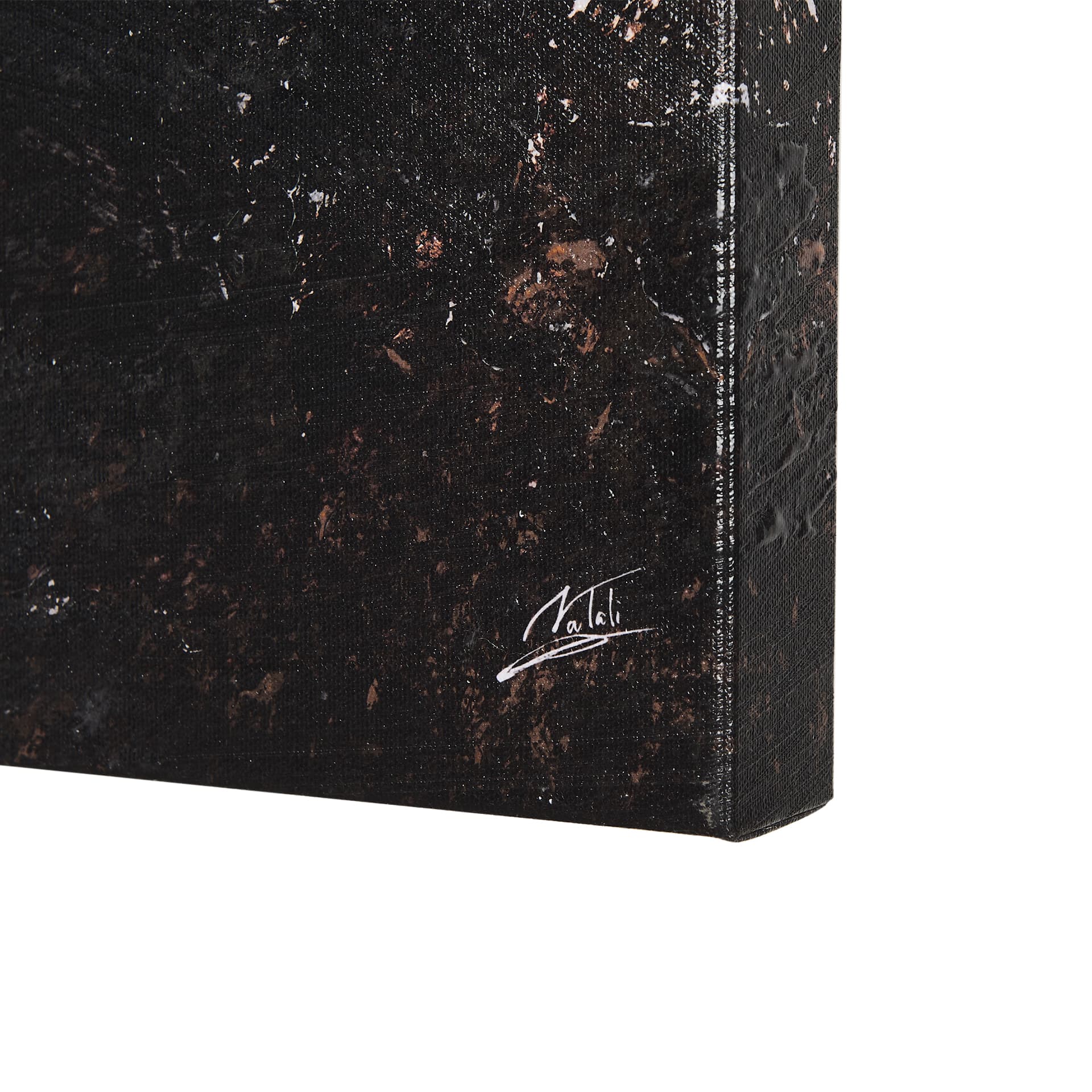Sakura Rain III by Mercana Studio a Hand Embellished Textured Canvas — product photograph